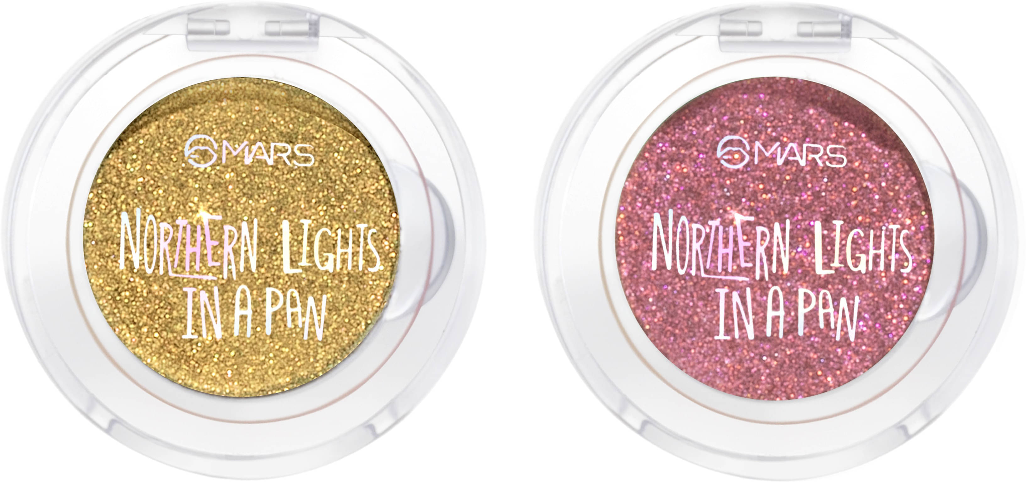     			MARS Northern Lights In A Pan Canadian Swirling Sweden+Finland Flash 1 g (Shade-01+03)