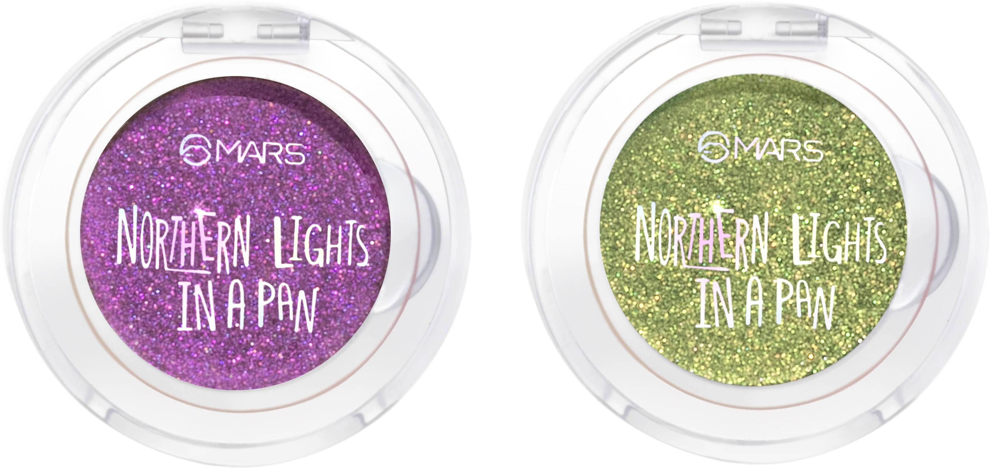     			MARS Northern Lights In A Pan Norwegian Nights+Canadian Gleam 1 g (Shade-02+04)