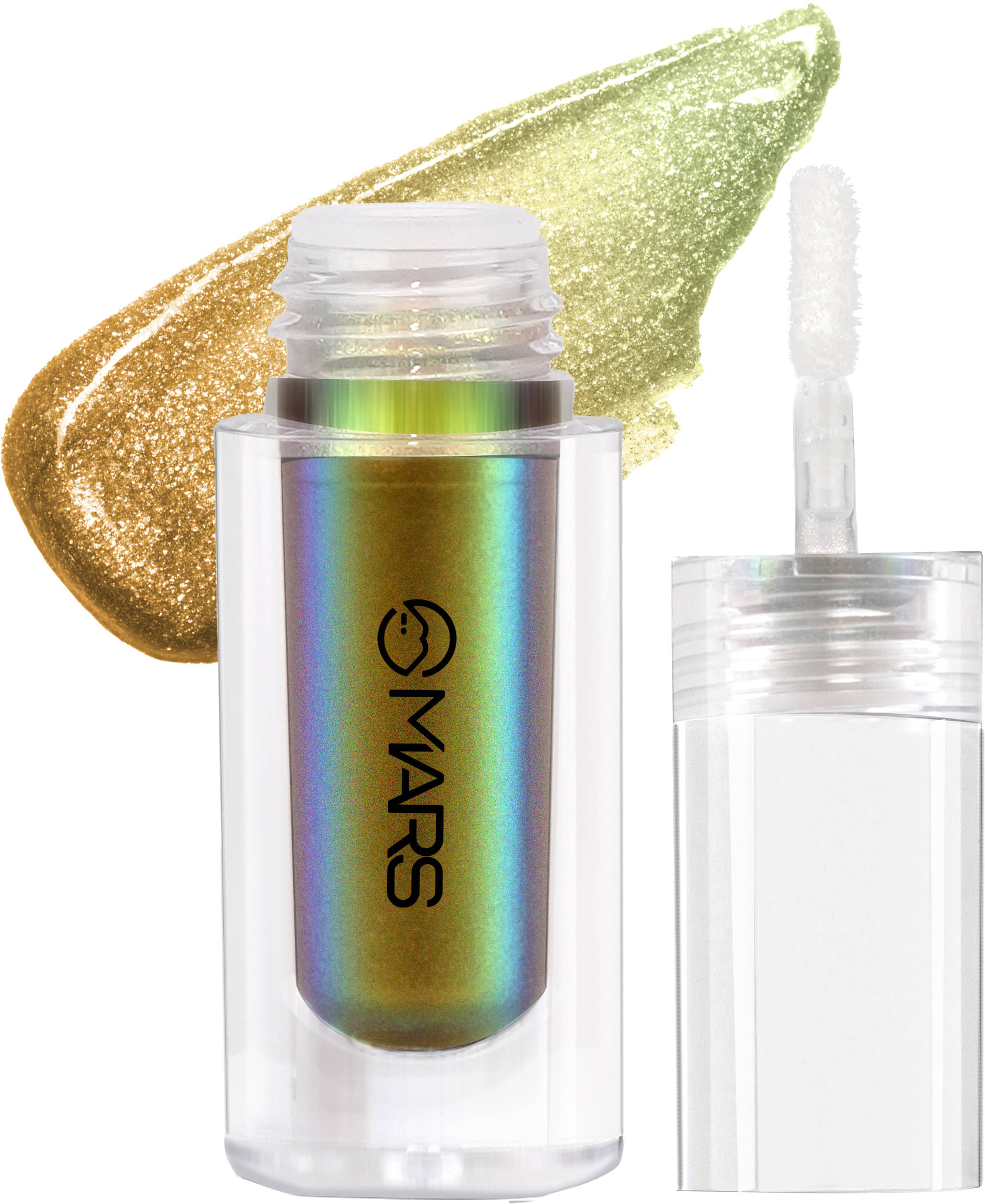 MARS Northern Lights Liquid Eyeshahdow With Dual-Tone Chrome Effect | Liquid Shimmer 1.8 ml (01-Scottish Serenity) MARS Northern Lights Liquid Eyeshahdow With Dual-Tone Chrome Effect | Liquid Shimmer 1.8 ml (01-Scottish Serenity)