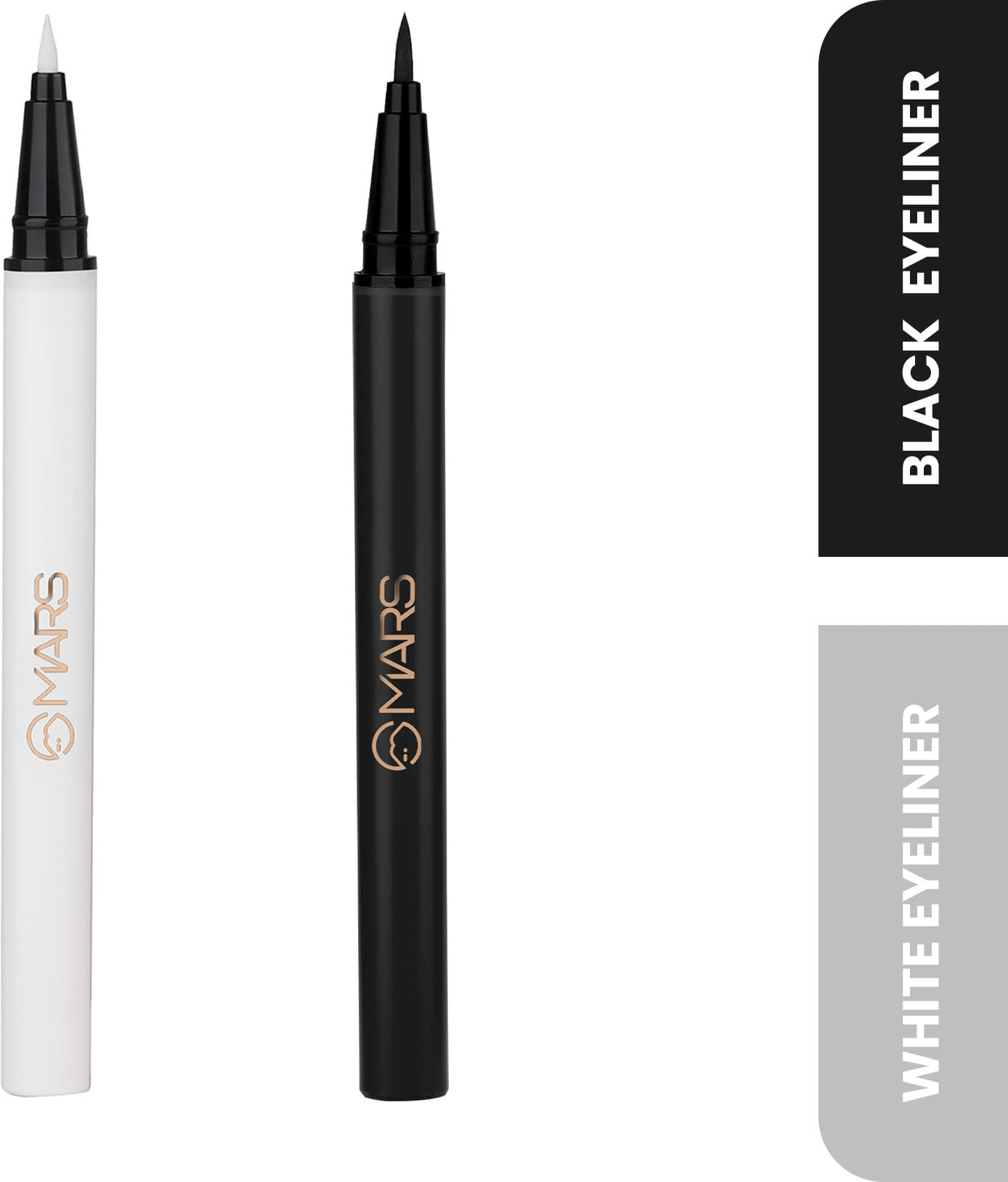 MARS City Strokes Charming Eyes Liquid Eyeliner Smooth Glide Long-lasting Eyeliner 2 ml (WHITE+BLACK) MARS City Strokes Charming Eyes Liquid Eyeliner Smooth Glide Long-lasting Eyeliner 2 ml (WHITE+BLACK)