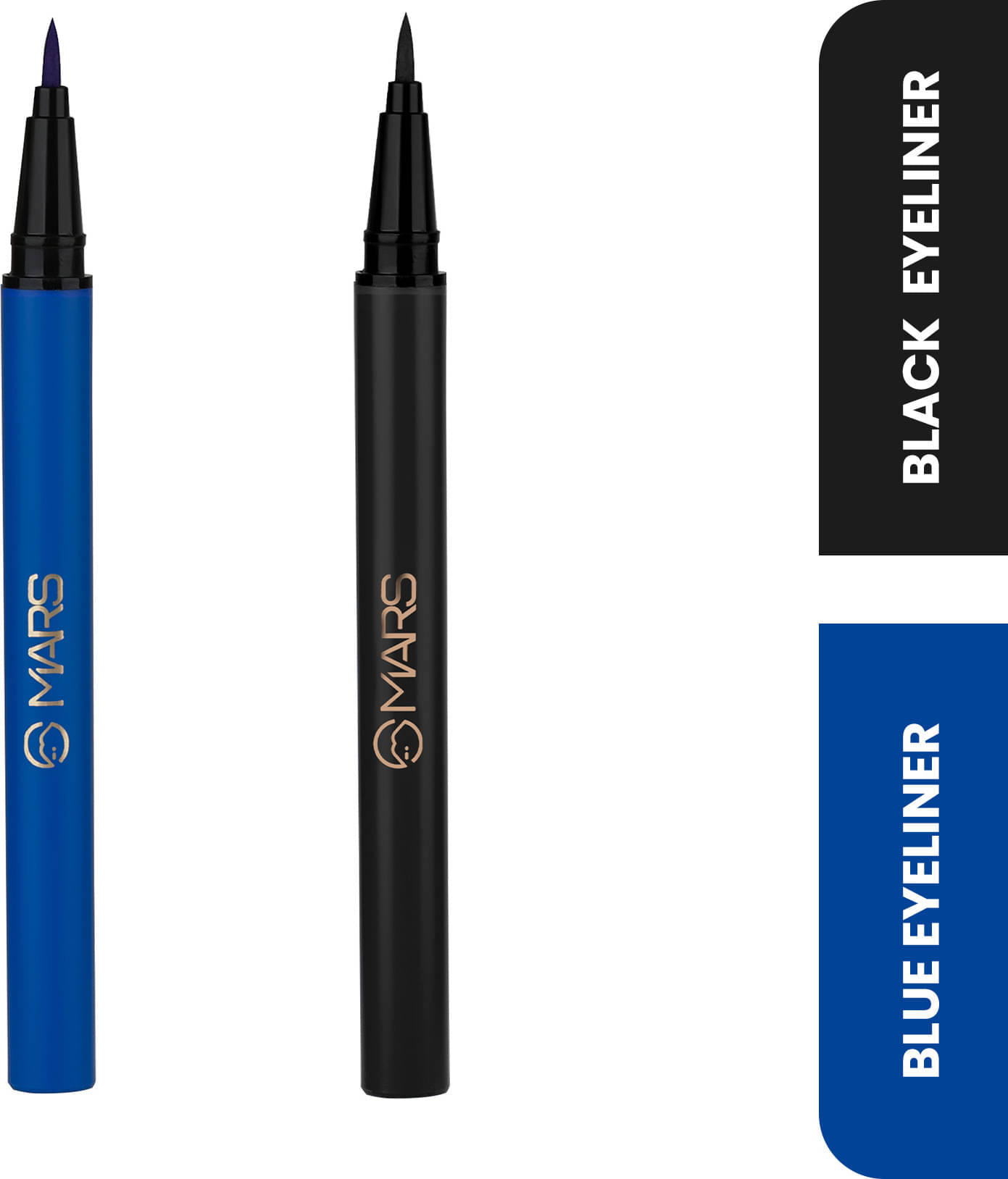 MARS City Strokes Charming Eyes Liquid Eyeliner Smooth Glide Long-lasting Eyeliner 2 ml (BLACK+BLUE) MARS City Strokes Charming Eyes Liquid Eyeliner Smooth Glide Long-lasting Eyeliner 2 ml (BLACK+BLUE)