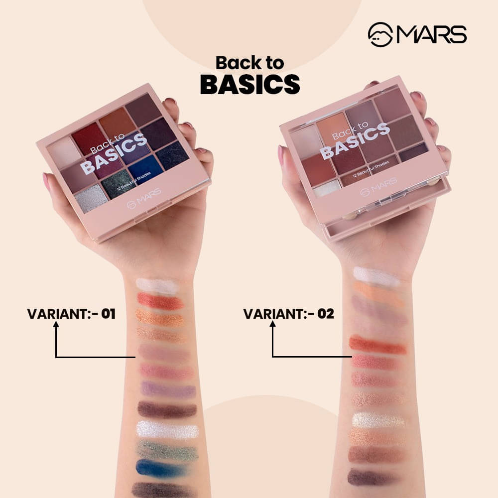 MARS 24 Shades Back to Basics Eyeshadow palette 48 g (01+02) MARS 24 Shades Back to Basics Eyeshadow palette 48 g (01+02)