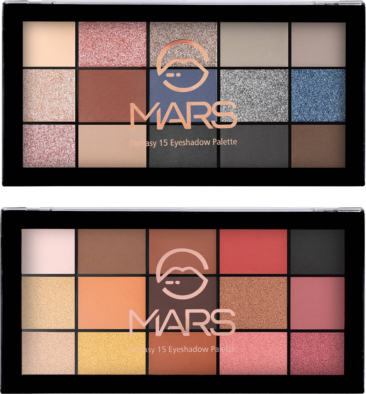 MARS 30 Shades Ultra Pigmented Eyeshadow Palette 45 g (Shade-01, Shade-04) MARS 30 Shades Ultra Pigmented Eyeshadow Palette 45 g (Shade-01, Shade-04)