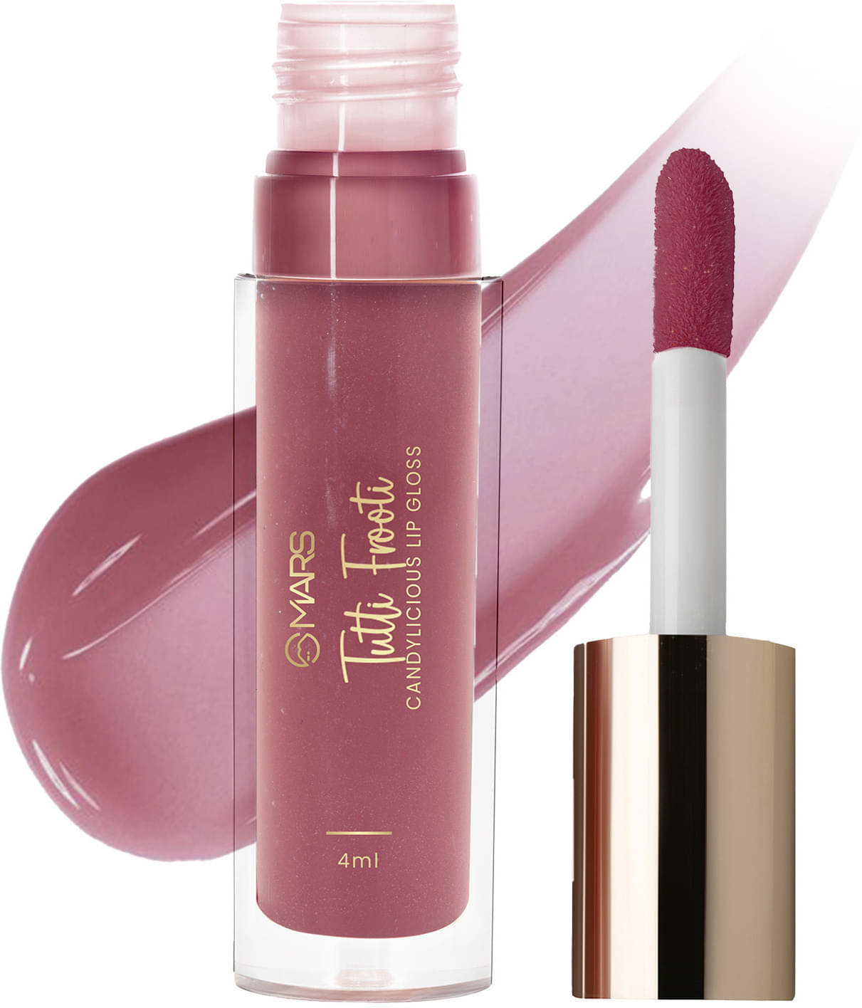 MARS Candylicious Coloured Lip Gloss | Hydrating | High Shine | Non-Sticky Lipgloss (4 ml, 02-TUTTI FROOTI) MARS Candylicious Coloured Lip Gloss | Hydrating | High Shine | Non-Sticky Lipgloss (4 ml, 02-TUTTI FROOTI)