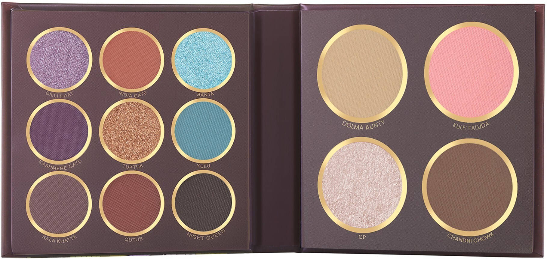     			MARS 9 Shade Eyeshadow With Highlighter Blusher Bronzer and Contour 16 g (Delhi Dil Walo Ki)