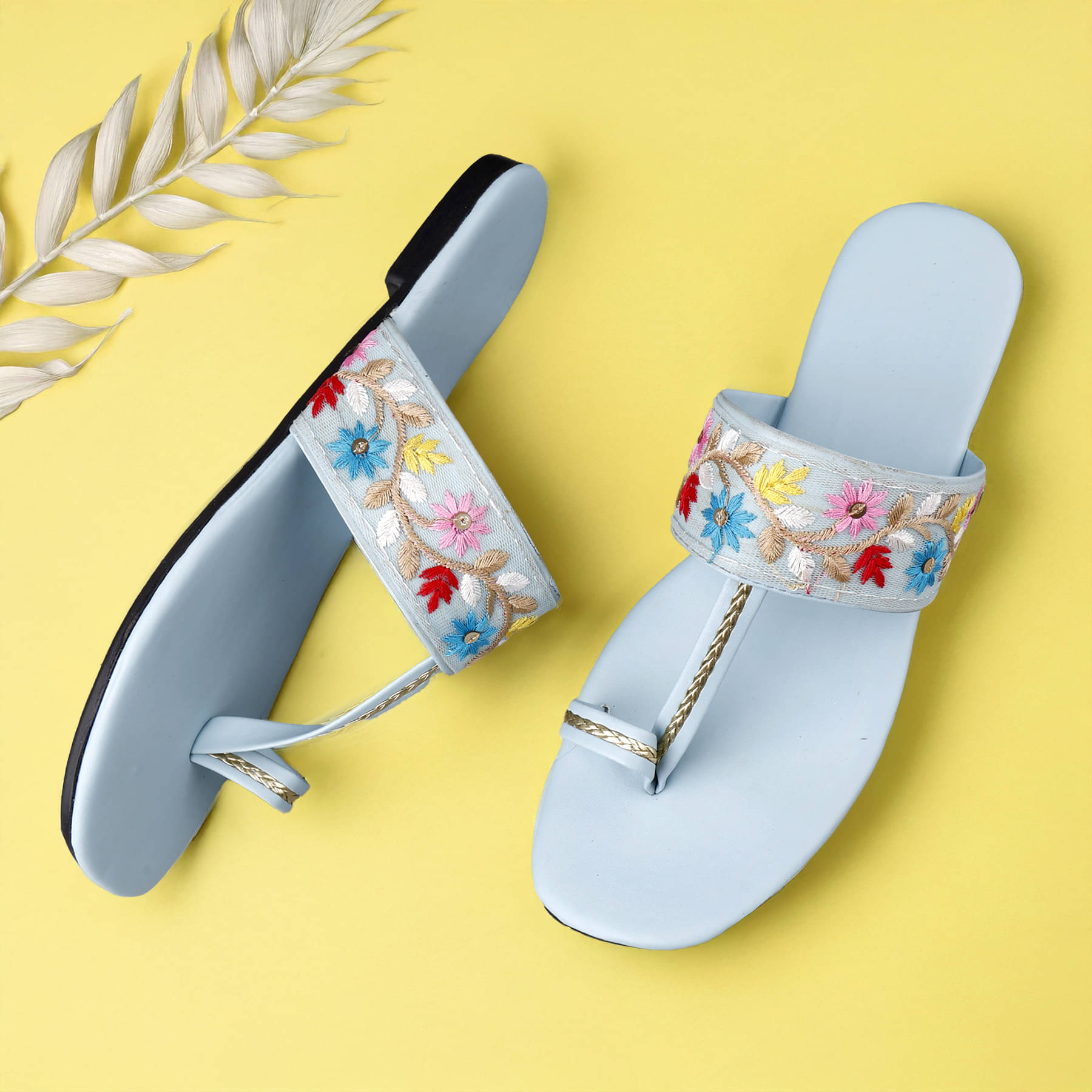     			Paduki Blue Women's Flats