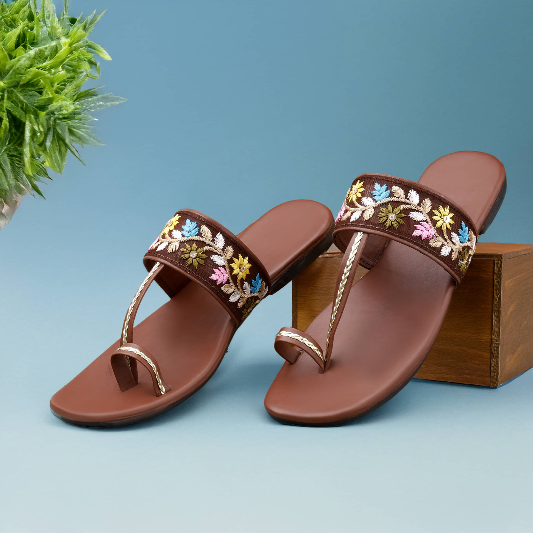     			Paduki Brown Women's Flats