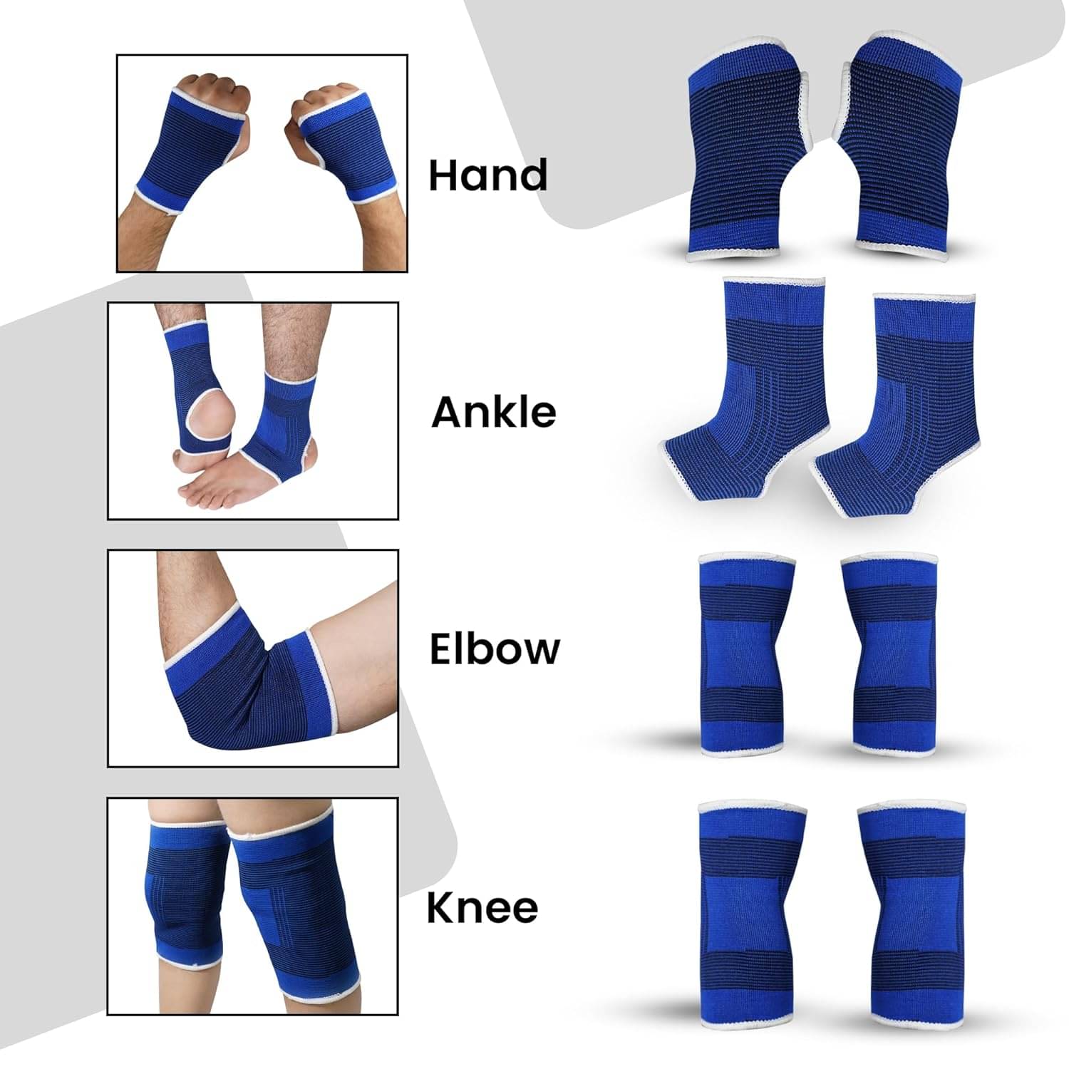 Shopeleven Blue Ankle Support ( Pack of 8 ) Shopeleven Blue Ankle Support ( Pack of 8 )