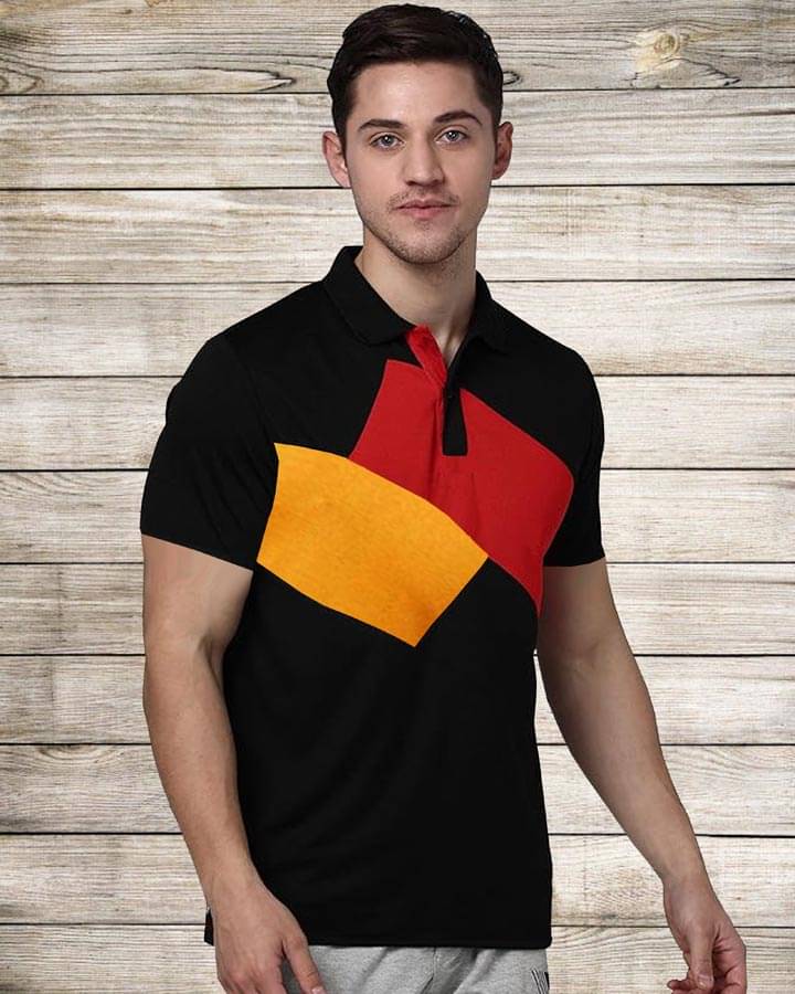 Tee Town Men Cotton Regular Fit Colorblock Polo T Shirt ( Multicolor2 ) Tee Town Men Cotton Regular Fit Colorblock Polo T Shirt ( Multicolor2 )