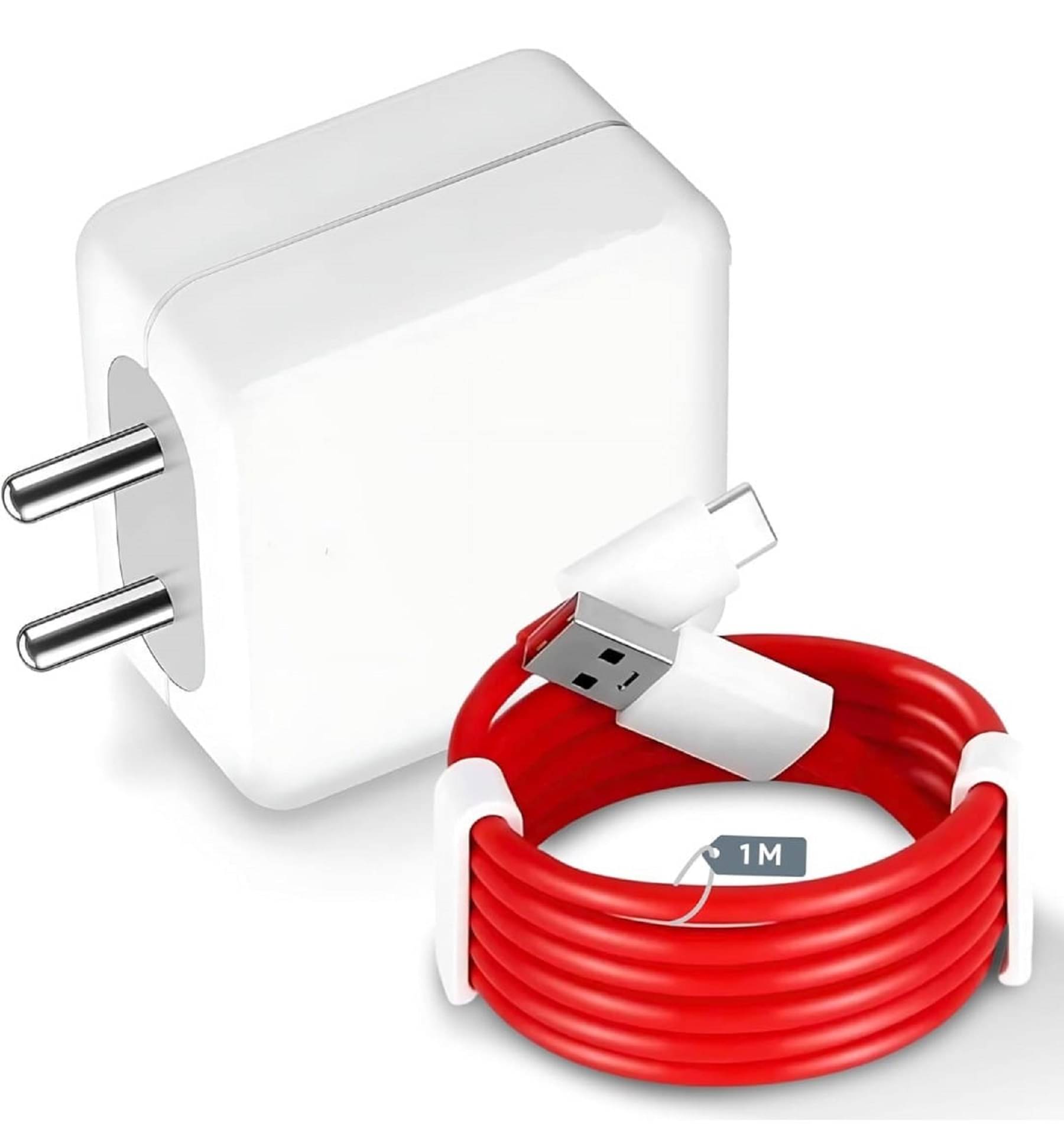     			UTRAX 65 W SuperVOOC 6 A Wall Charger for Mobile with Detachable Cable (Red, Cable Included)