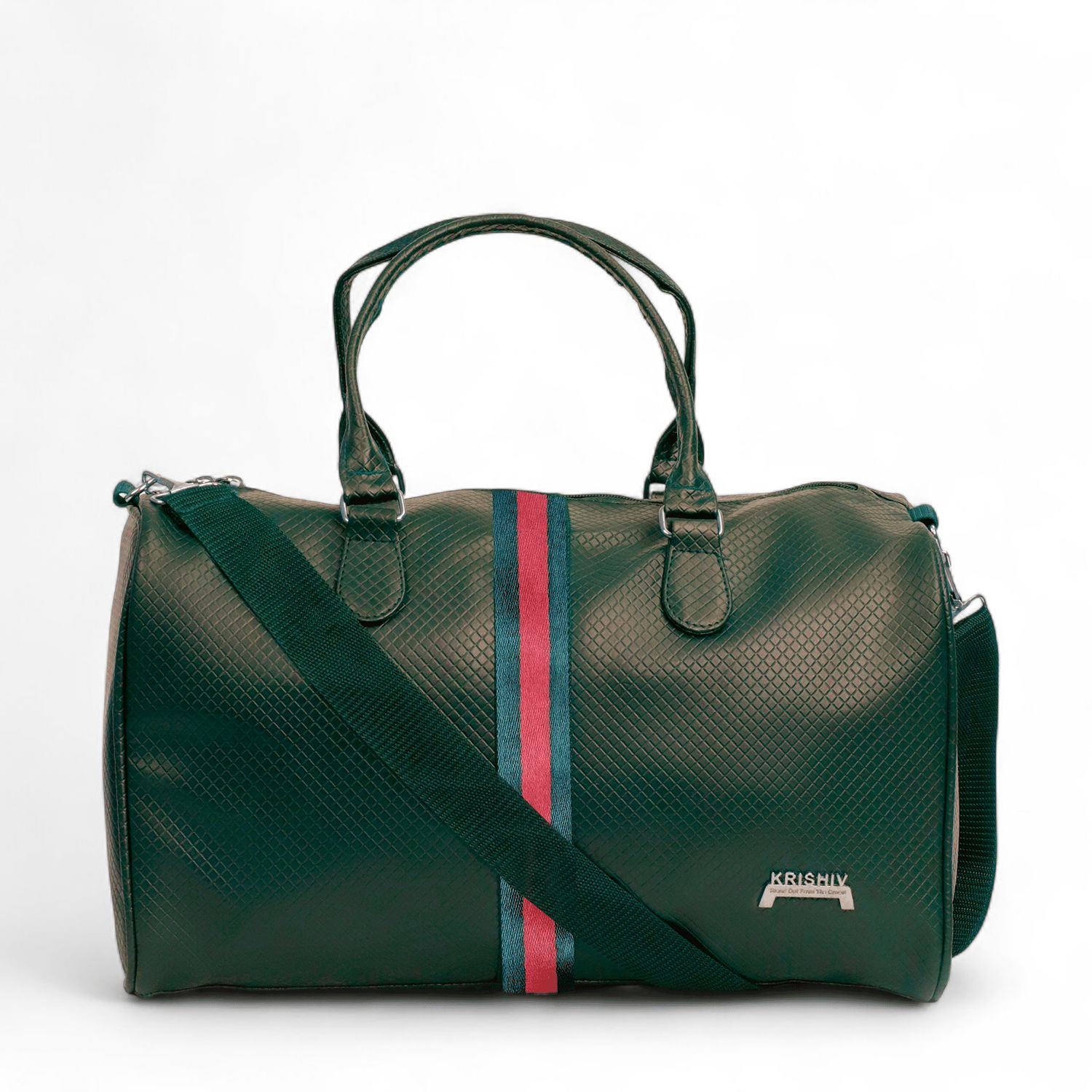    			krishiv 23 Ltrs Green Artificial Leather Duffle Bag