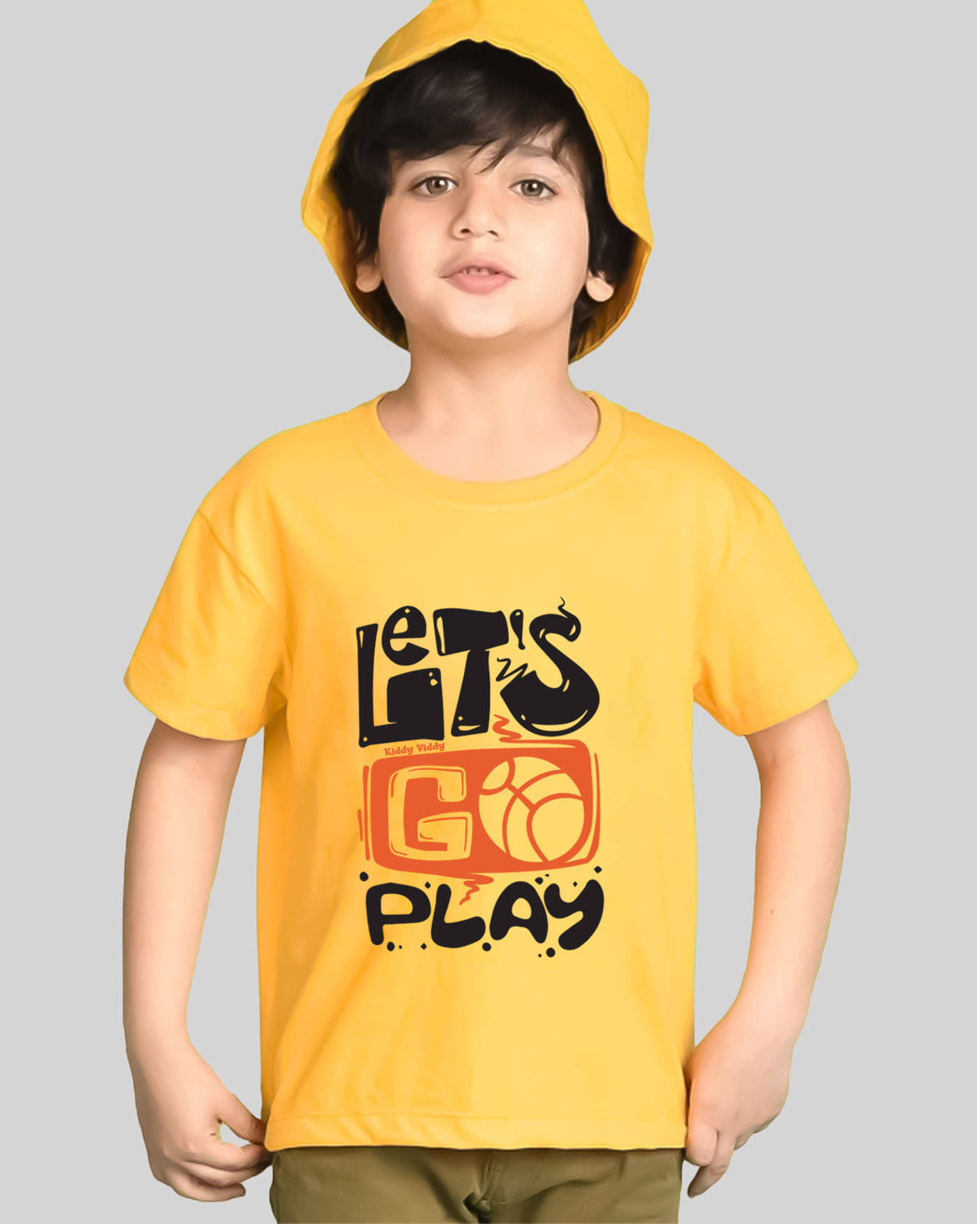     			AUSK Pack of 1 Boys Cotton Blend T-Shirt ( Mustard )