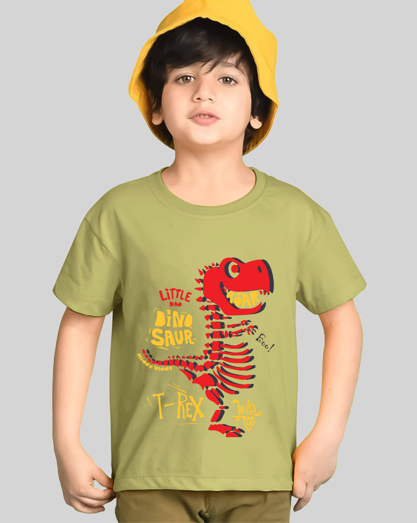     			AUSK Pack of 1 Boys Cotton Blend T-Shirt ( Light Green )