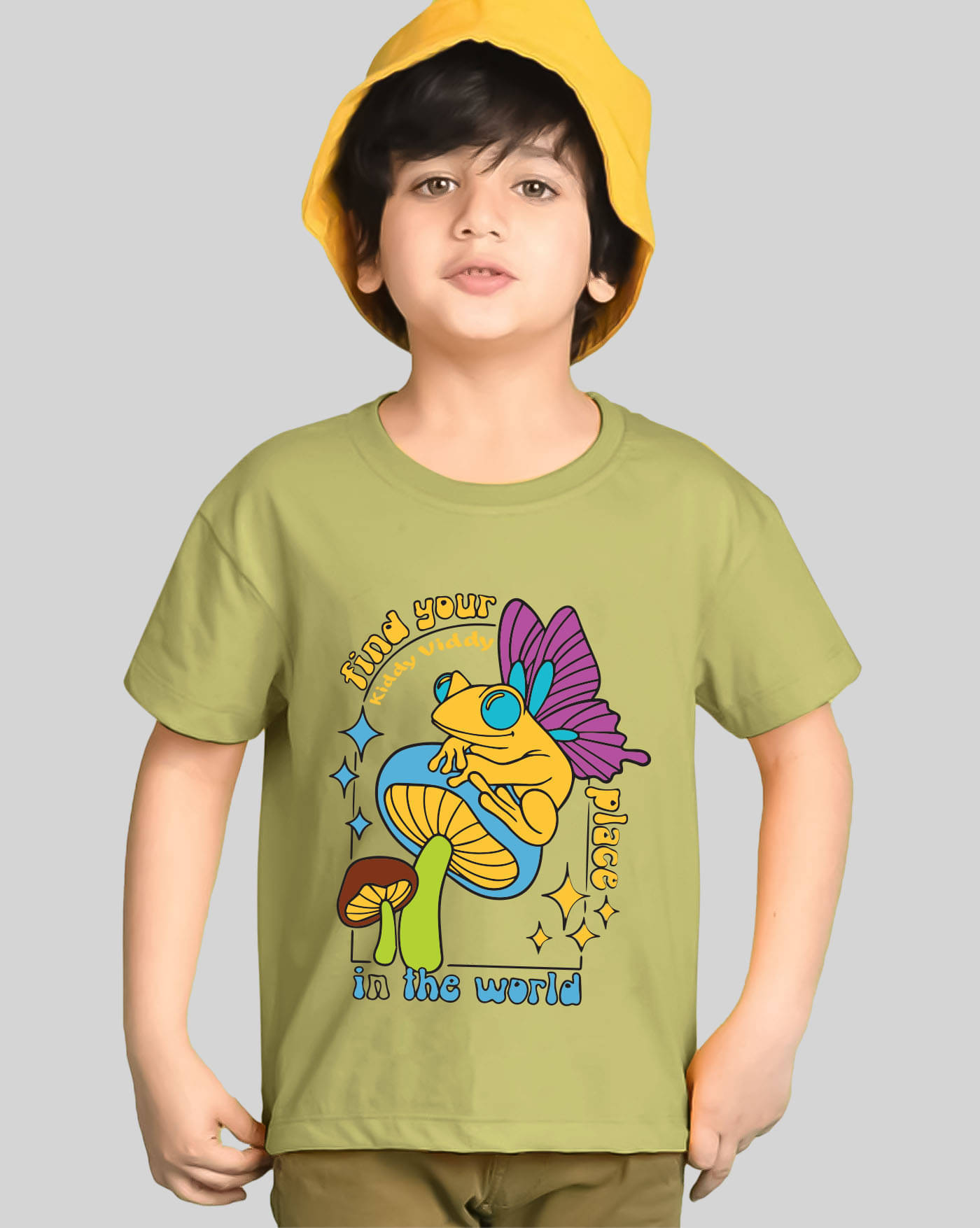     			AUSK Pack of 1 Boys Cotton Blend T-Shirt ( Light Green )