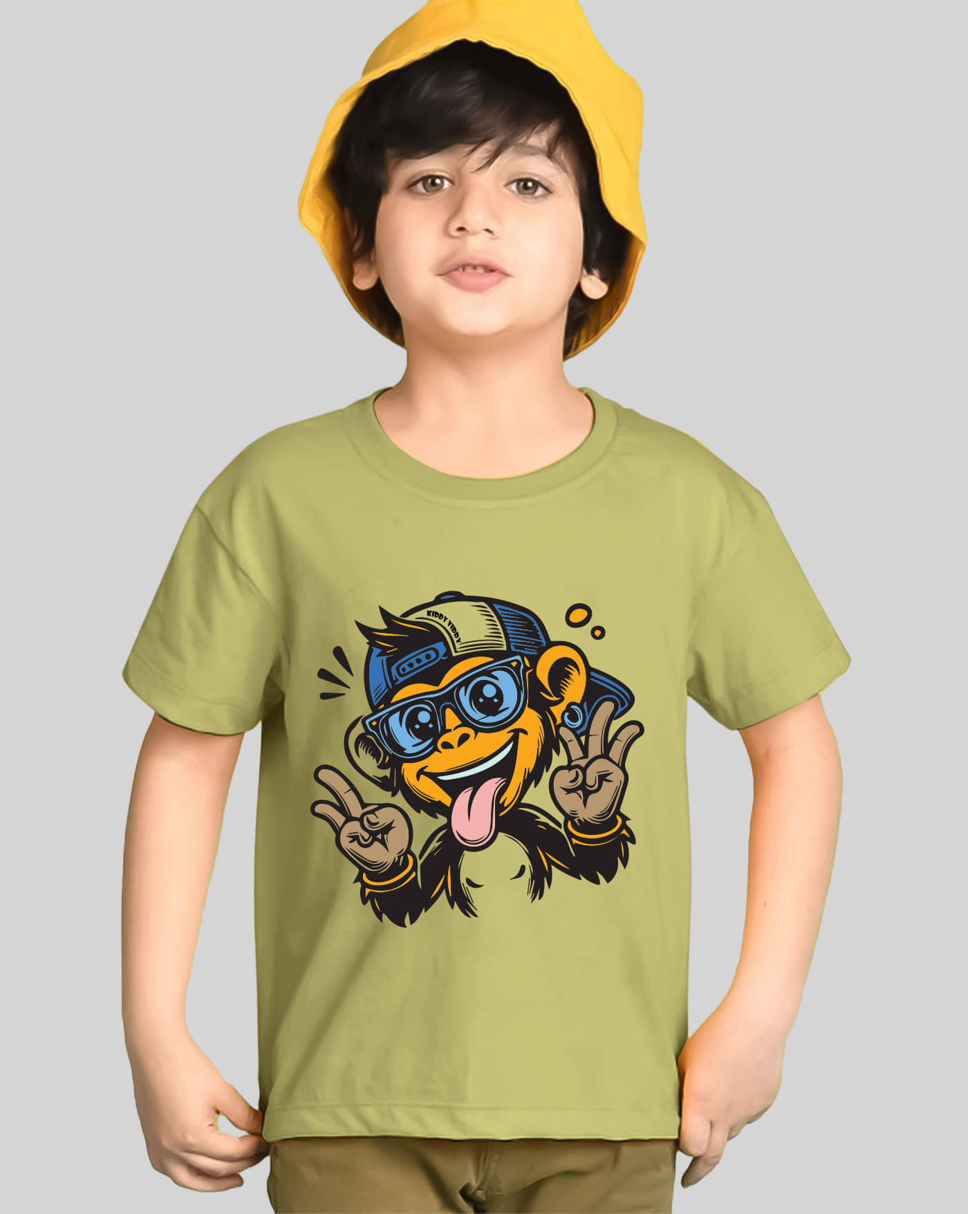     			AUSK Pack of 1 Boys Cotton Blend T-Shirt ( Light Green )