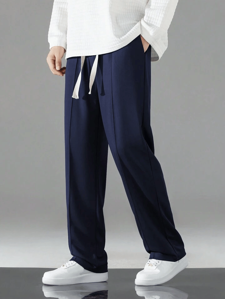     			AYARTH Regular Pleated Men's Trouser - Blue ( Pack of 1 )
