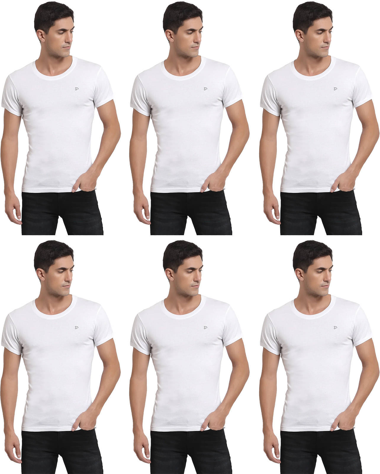 Amul comfy Pack of 6 Cotton Basic Vest For Men ( White ) Amul comfy Pack of 6 Cotton Basic Vest For Men ( White )