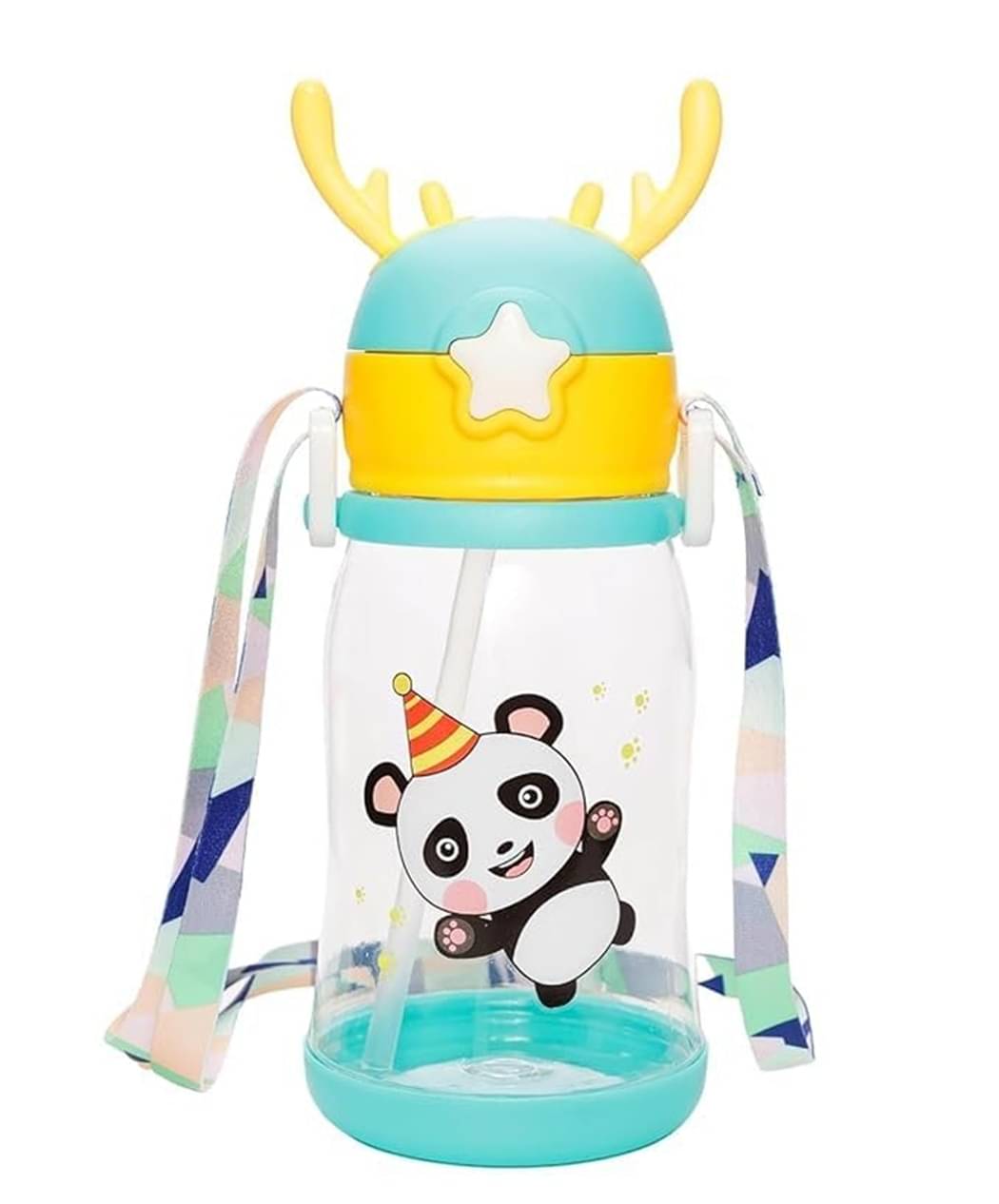 Bhavyta 500ML Fun Cartoon Water Bottle with Straw & Strap Assorted Stainless Steel Water Bottle 500 mL ( Set of 1 ) Bhavyta 500ML Fun Cartoon Water Bottle with Straw & Strap Assorted Stainless Steel Water Bottle 500 mL ( Set of 1 )