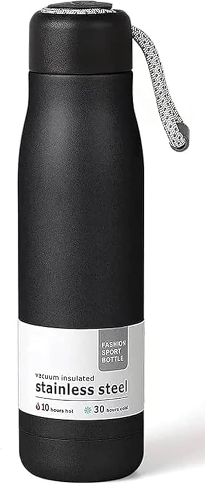 Bhavyta Water Bottle with Portable Lid Vacuum Insulated Black Stainless Steel Water Bottle 500 mL ( Set of 1 ) Bhavyta Water Bottle with Portable Lid Vacuum Insulated Black Stainless Steel Water Bottle 500 mL ( Set of 1 )
