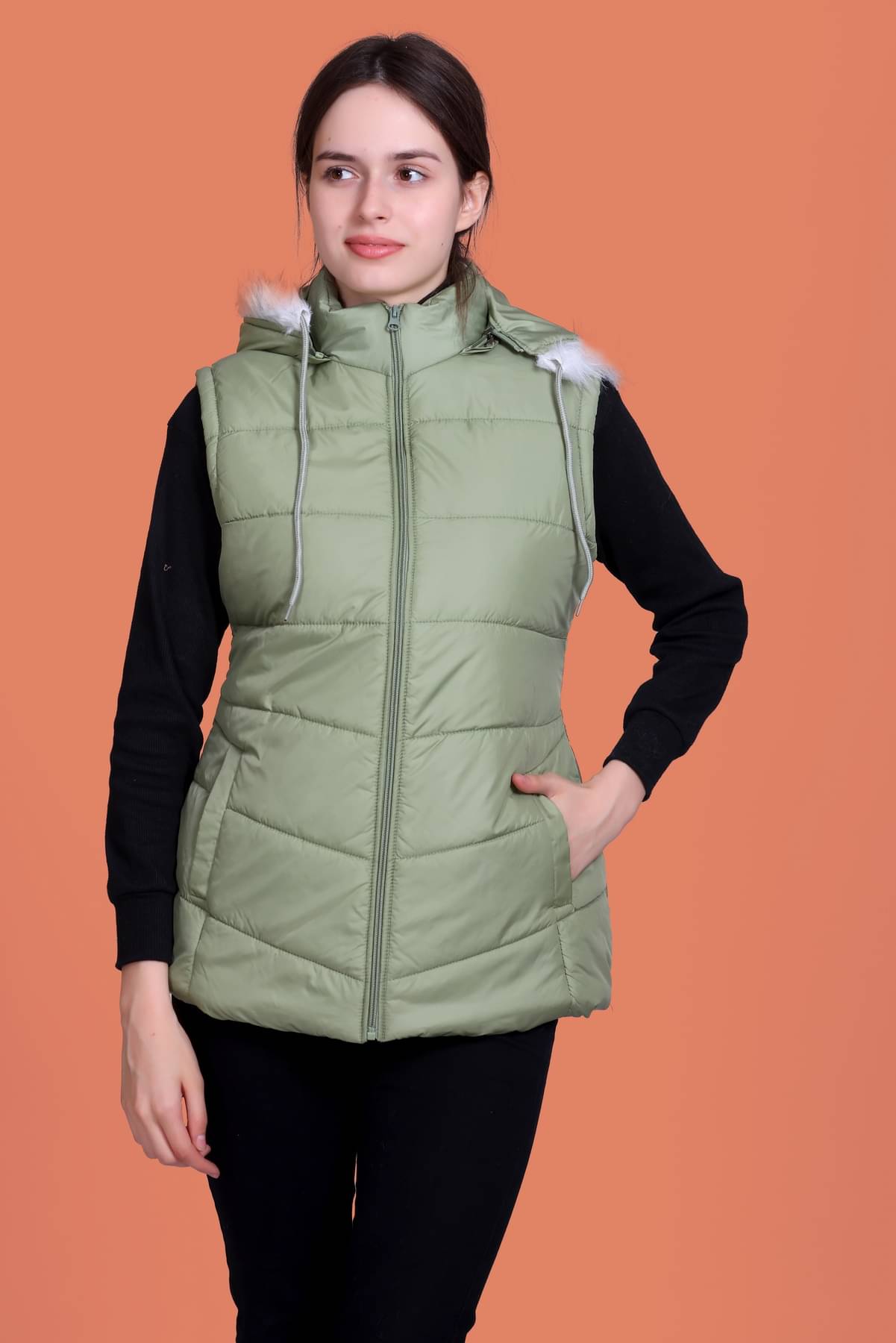     			KAZZ - Nylon Green Bomber Jackets Pack of 1