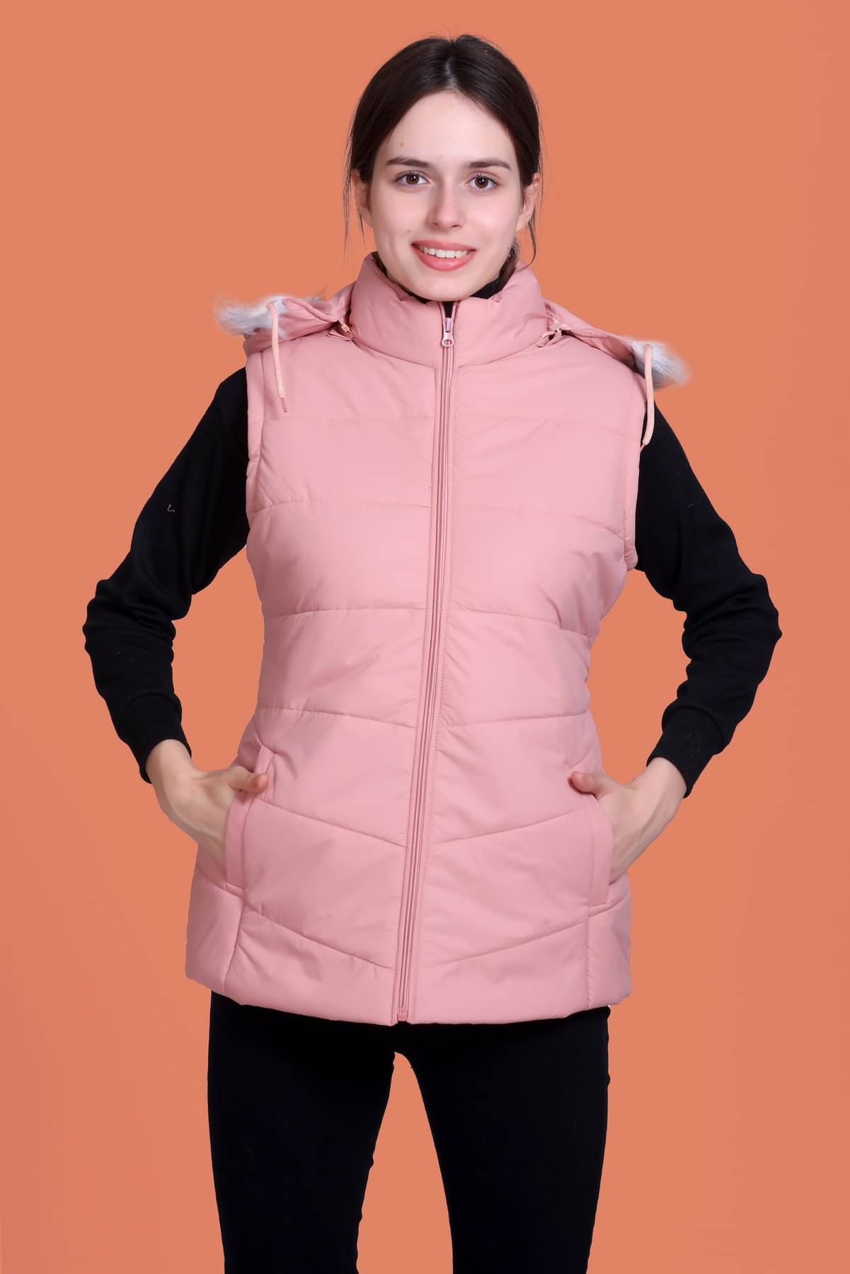 KAZZ - Nylon Pink Bomber Jackets Pack of 1 KAZZ - Nylon Pink Bomber Jackets Pack of 1
