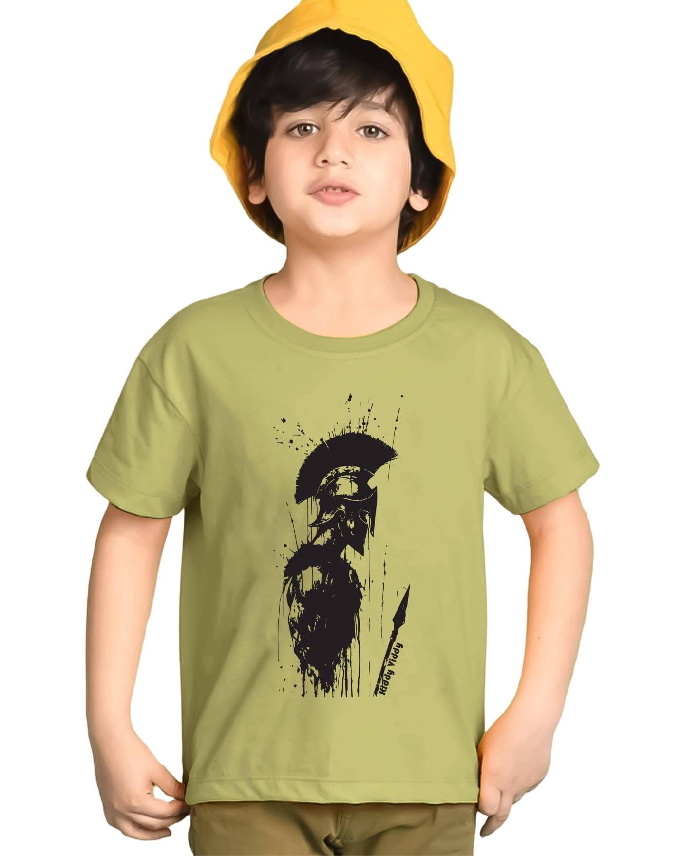     			KIDDY VIDDY Pack of 1 Boys Cotton Blend T-Shirt ( Light Green )