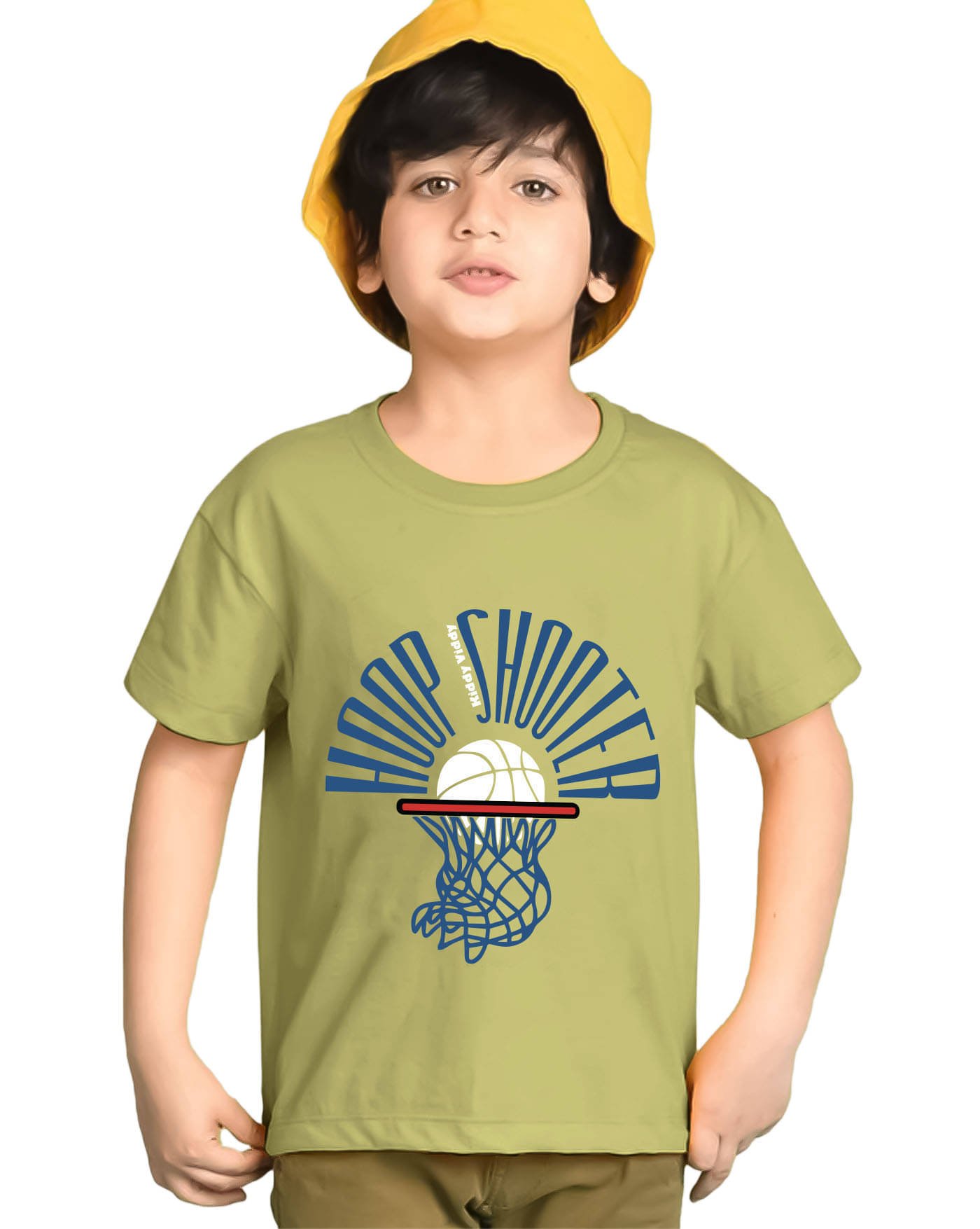     			KIDDY VIDDY Pack of 1 Boys Cotton Blend T-Shirt ( Light Green )