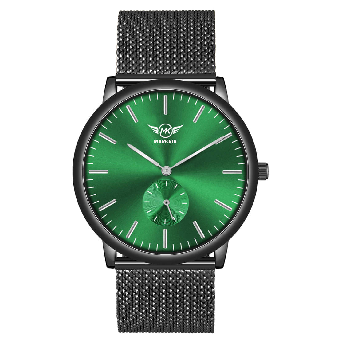     			MARKRIN Black Brass Analog Men's Watch