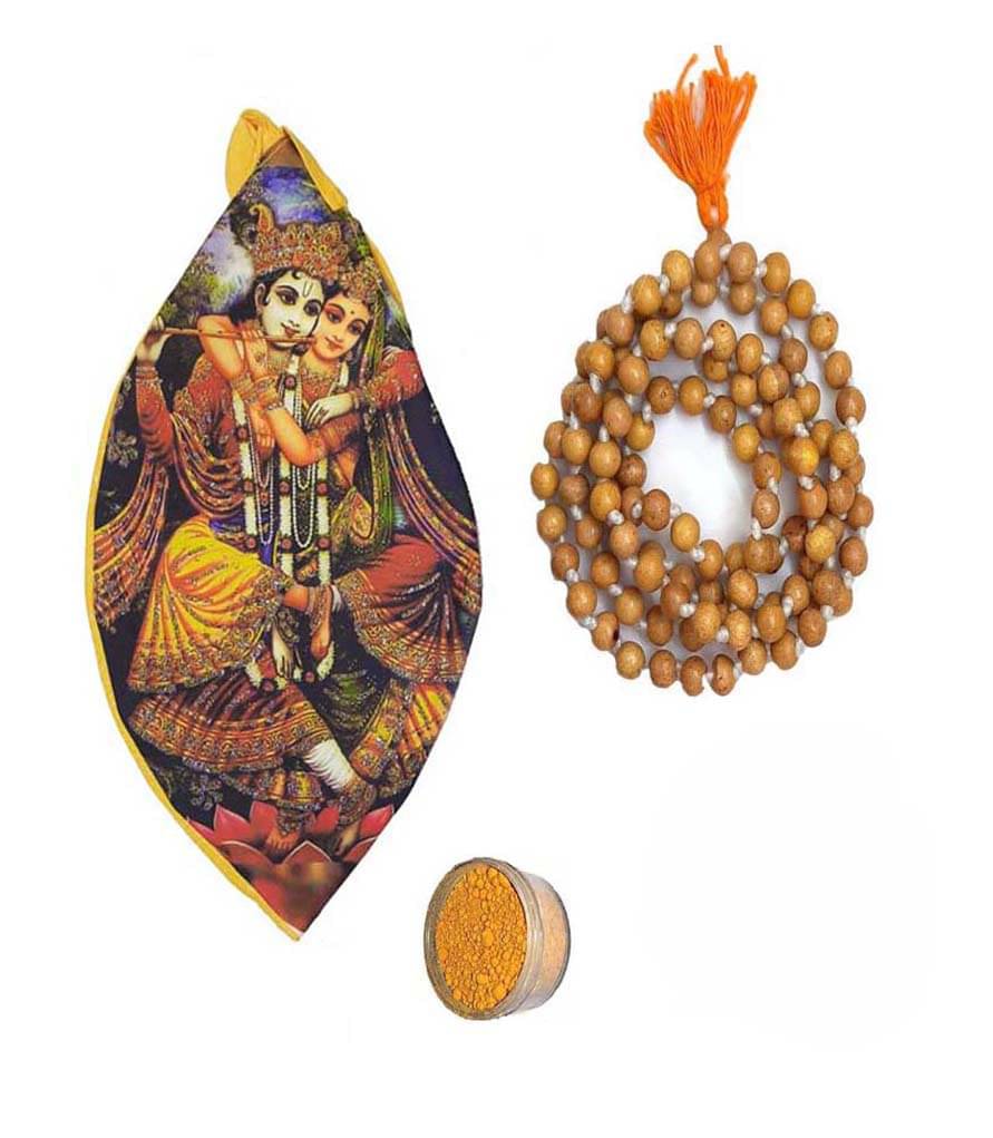     			Spherulemuster Japa Mala Bag/Gaumukhi 4 ( Pack of 4 )