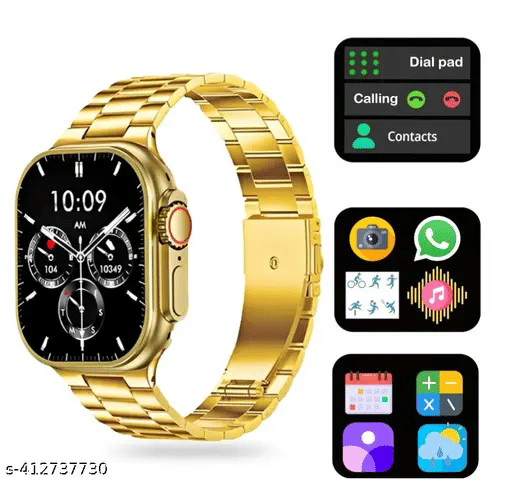 Top Selling Gold Bluetooth Calling Touchscreen with Fitness Health Sports Music Top Selling Gold Bluetooth Calling Touchscreen with Fitness Health Sports Music