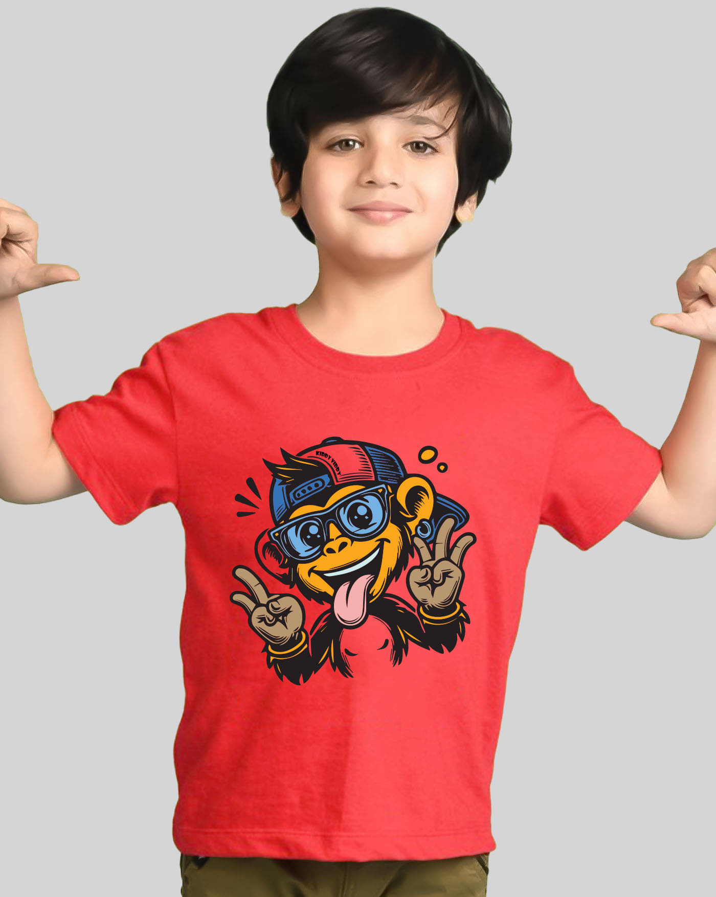     			AOOSH Pack of 1 Boys Cotton Blend T-Shirt ( Red )