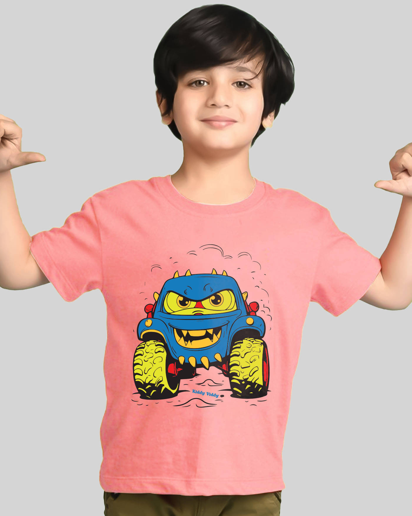     			AOOSH Pack of 1 Boys Cotton Blend T-Shirt ( Peach )