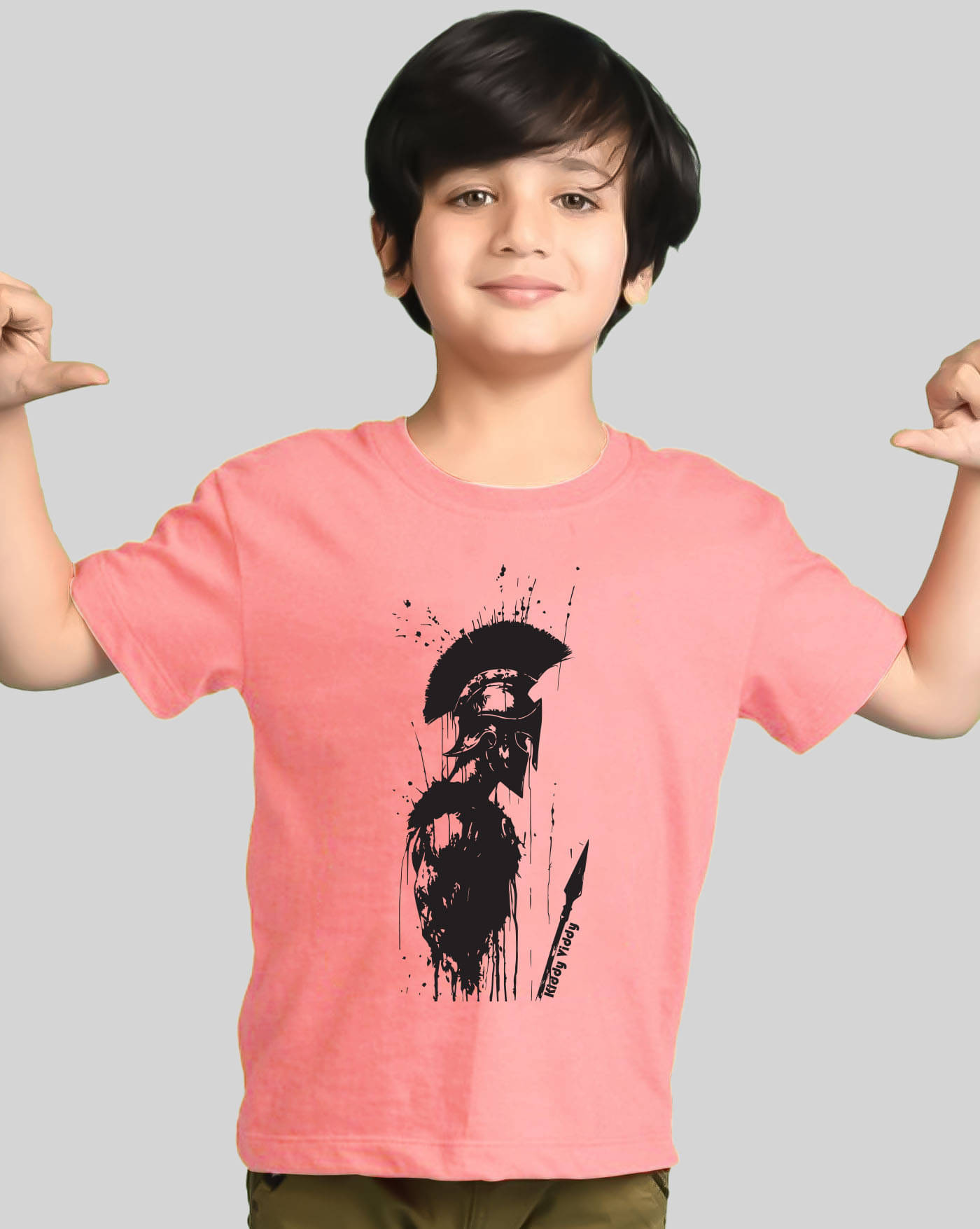     			AOOSH Pack of 1 Boys Cotton Blend T-Shirt ( Peach )