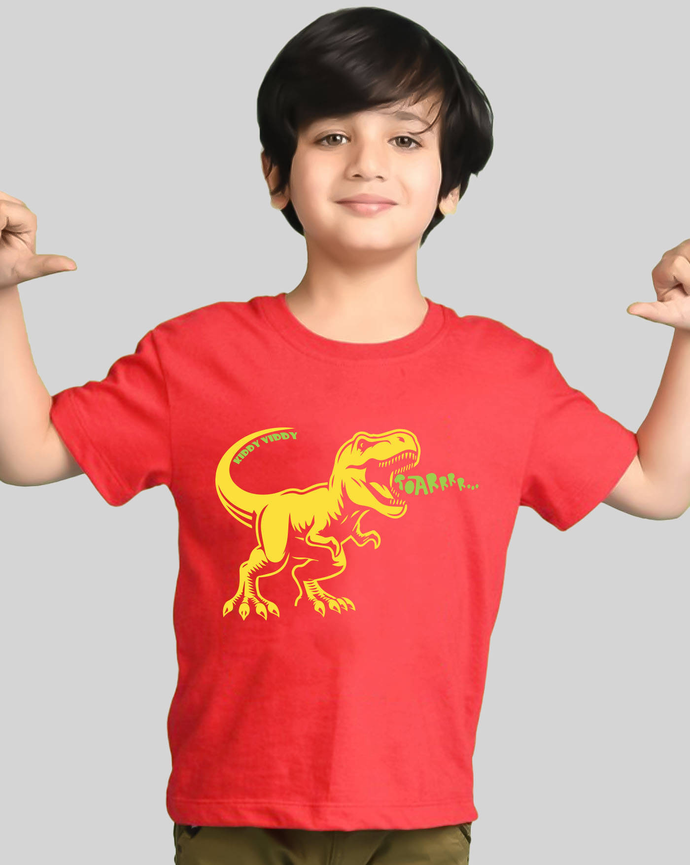     			AOOSH Pack of 1 Boys Cotton Blend T-Shirt ( Red )