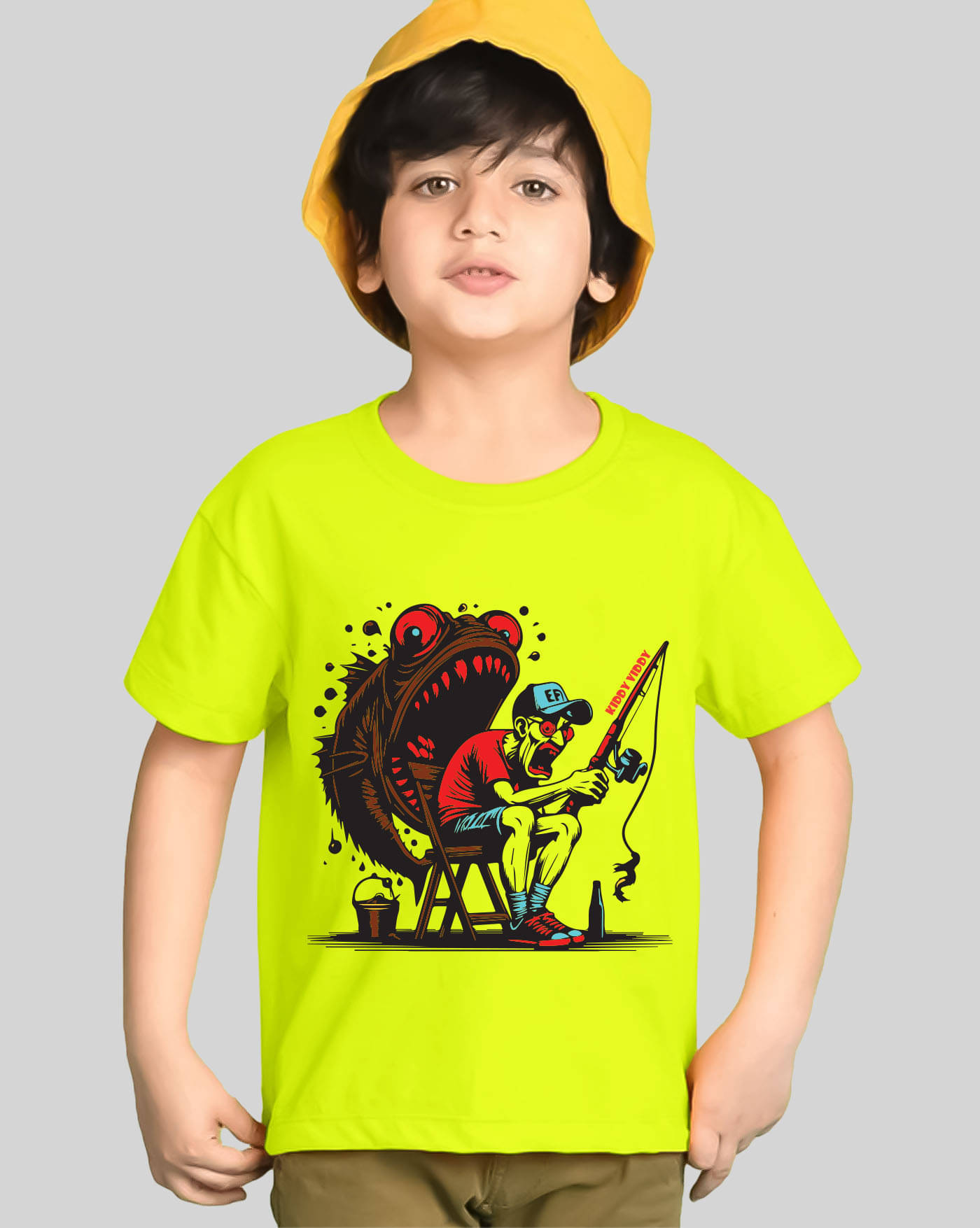     			AOOSH Pack of 1 Boys Cotton Blend T-Shirt ( Neon Green )