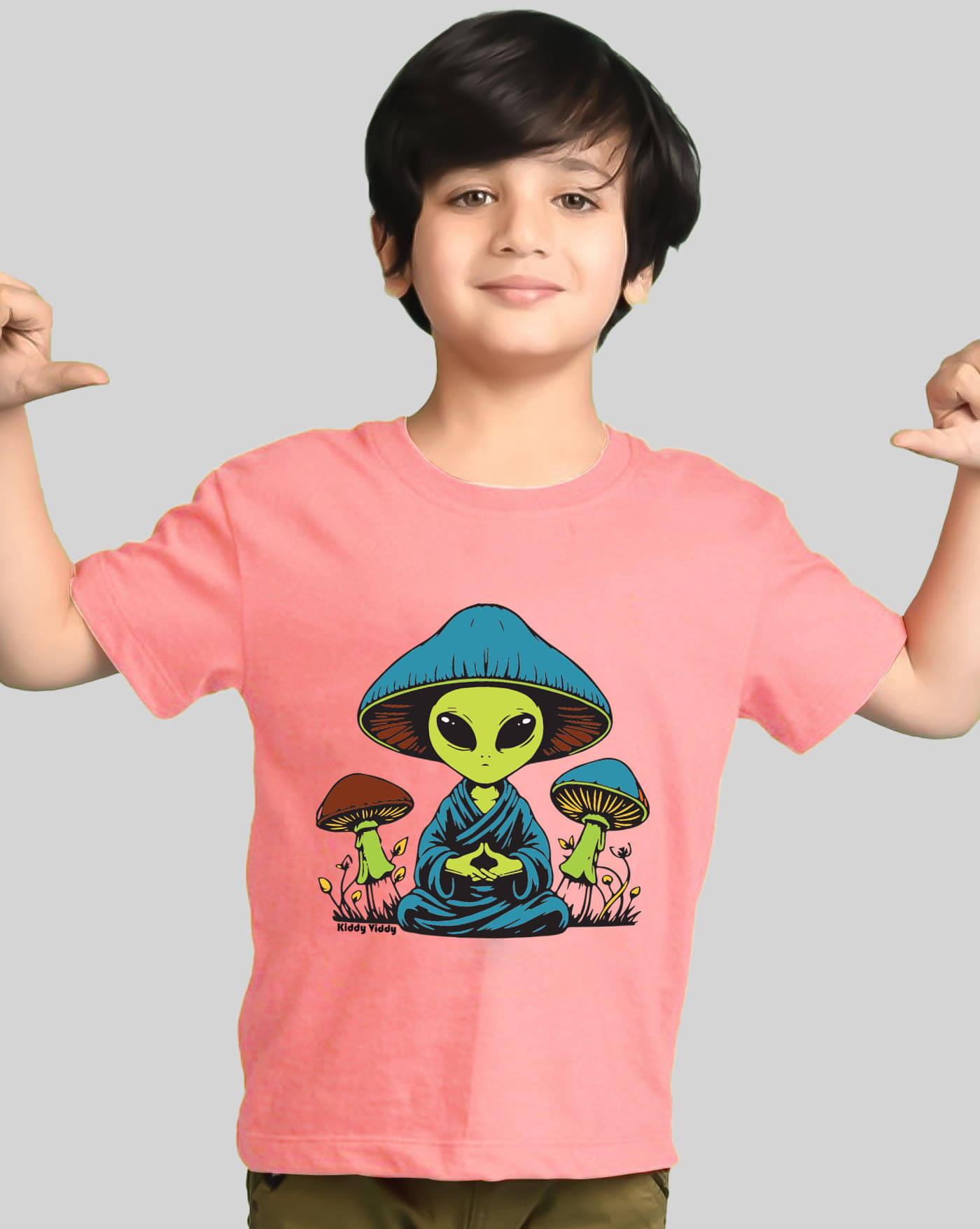     			AOOSH Pack of 1 Boys Cotton Blend T-Shirt ( Peach )