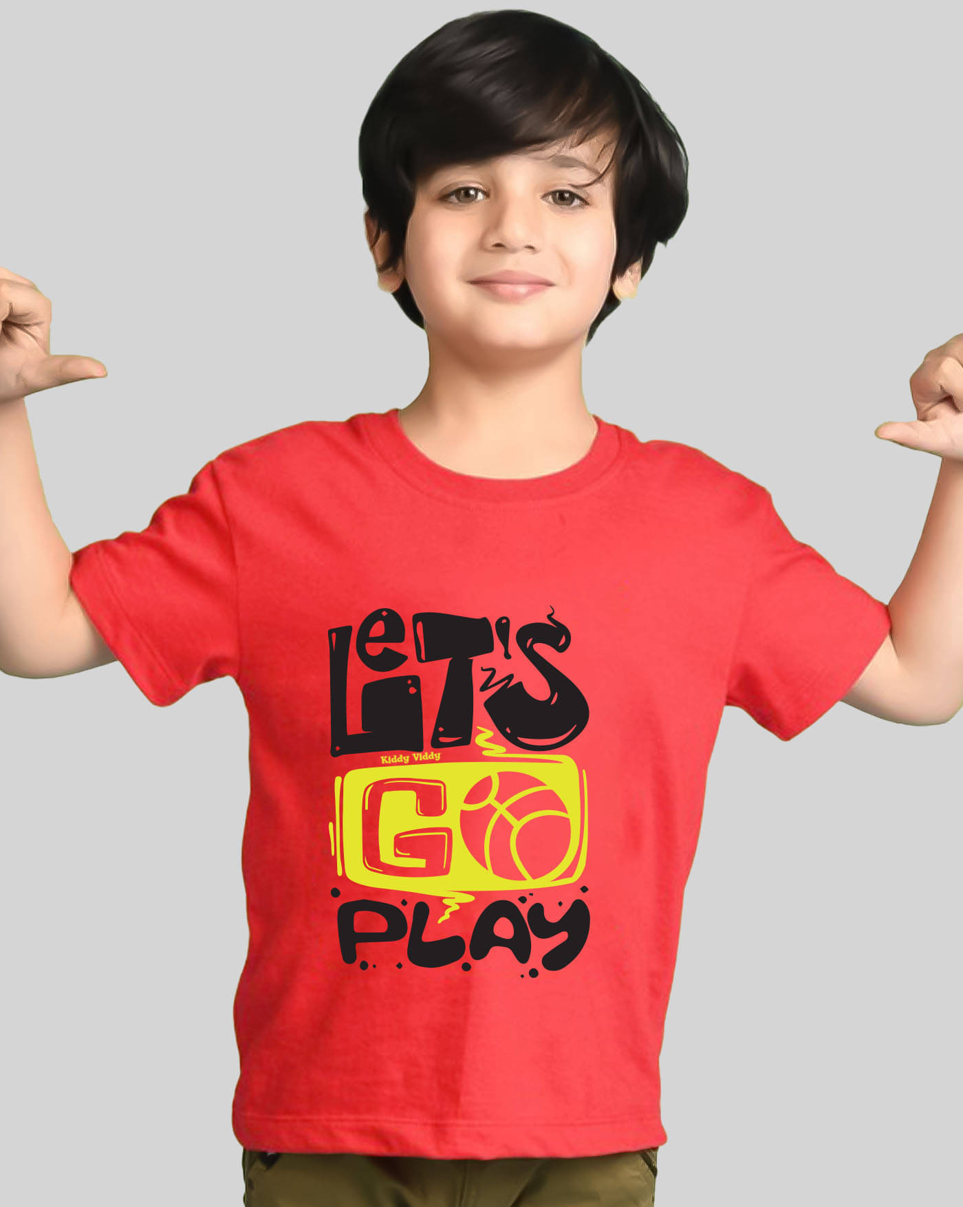     			AOOSH Pack of 1 Boys Cotton Blend T-Shirt ( Red )