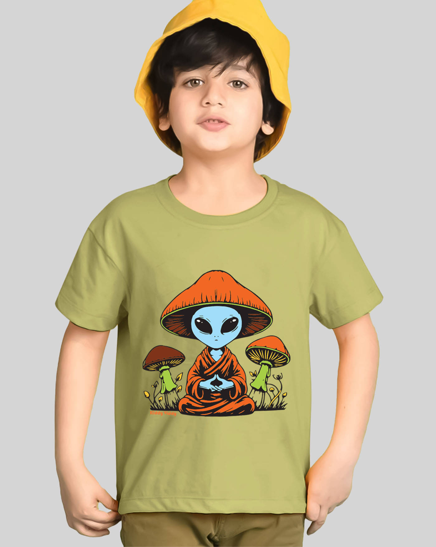     			AOOSH Pack of 1 Boys Cotton Blend T-Shirt ( Light Green )