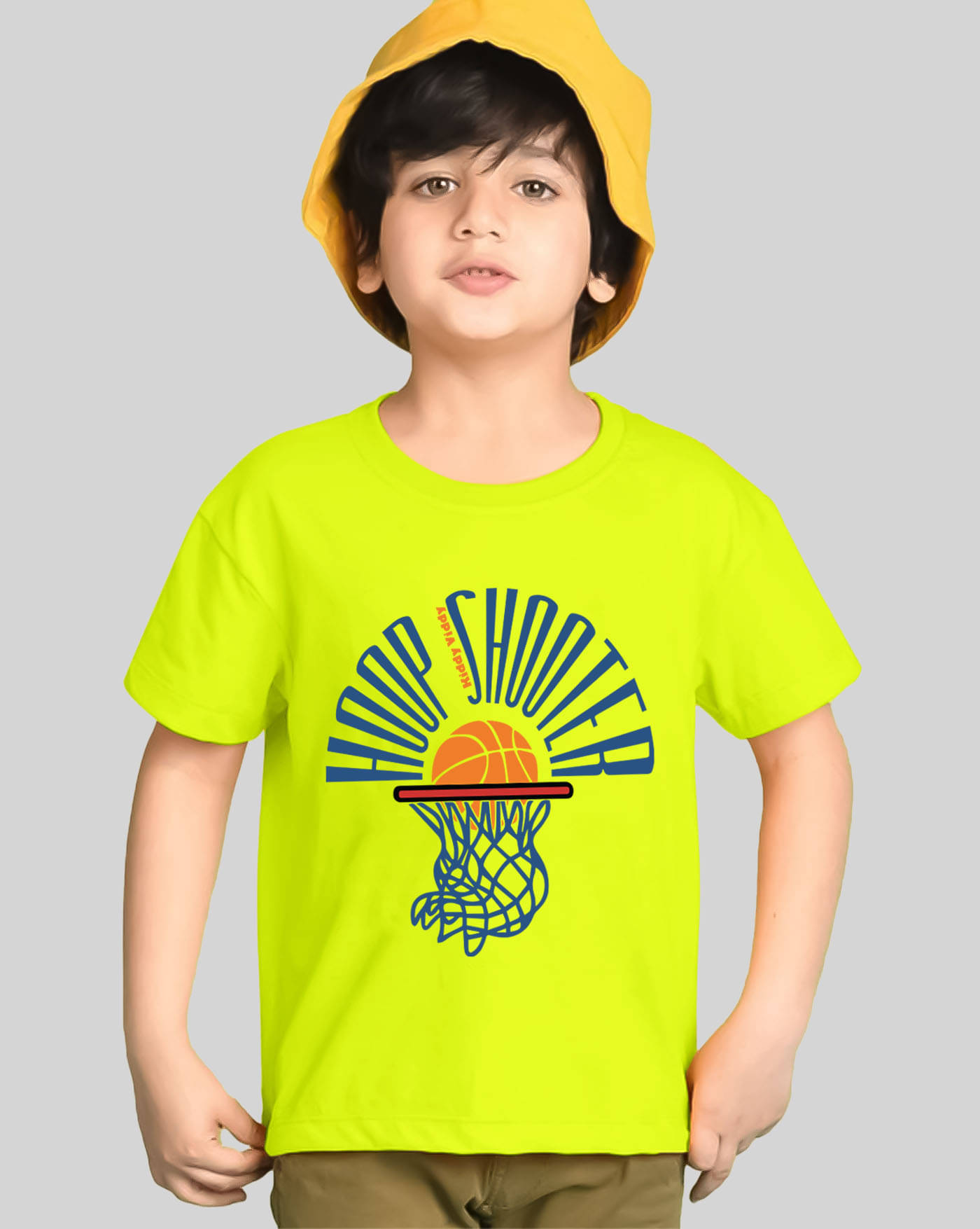     			AOOSH Pack of 1 Boys Cotton Blend T-Shirt ( Neon Green )