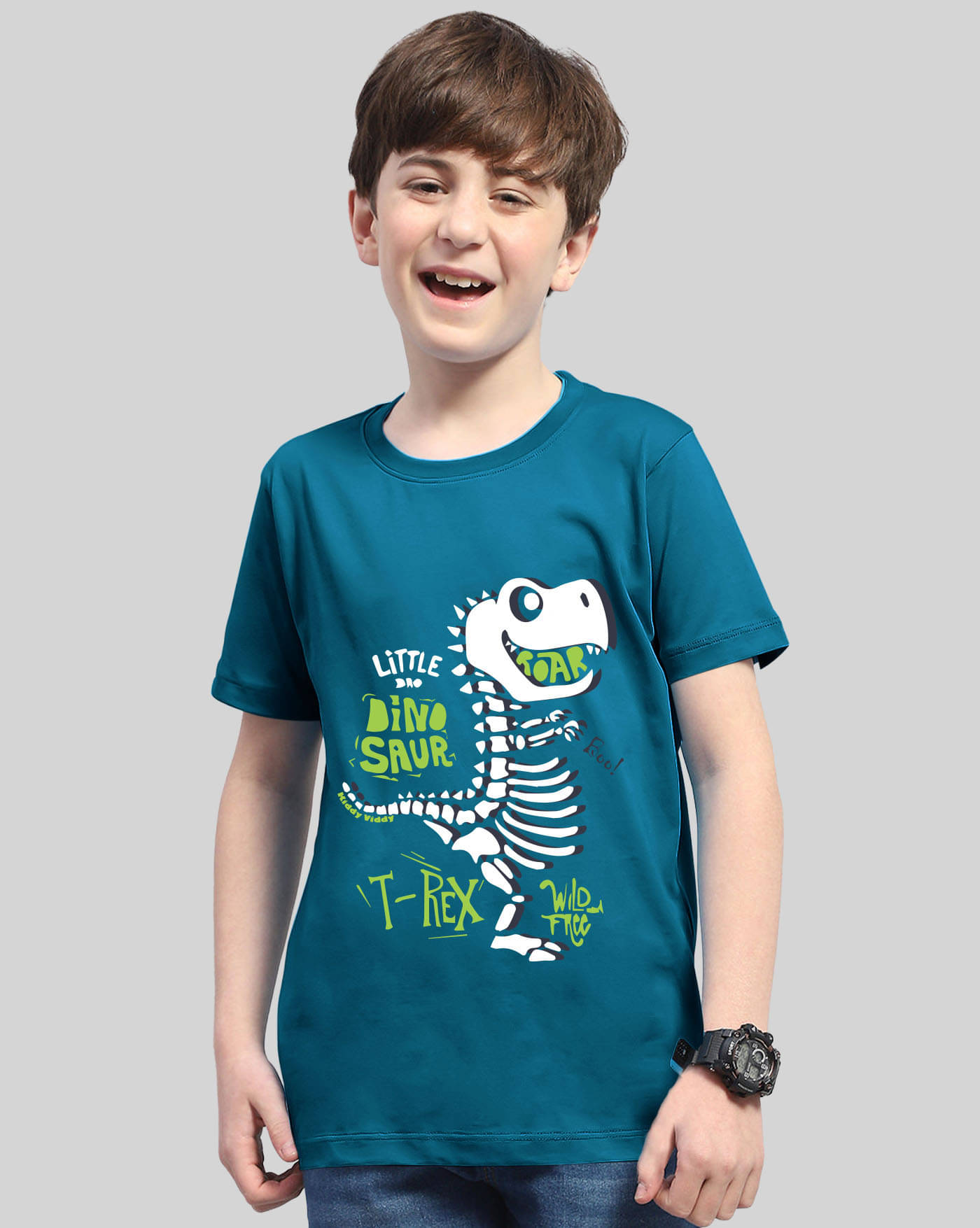     			AOOSH Pack of 1 Boys Cotton Blend T-Shirt ( Turquoise )