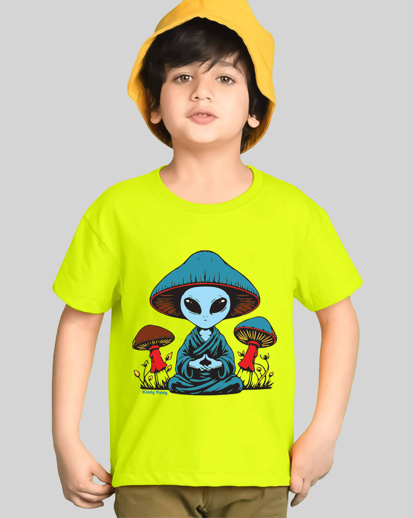     			AOOSH Pack of 1 Boys Cotton Blend T-Shirt ( Neon Green )