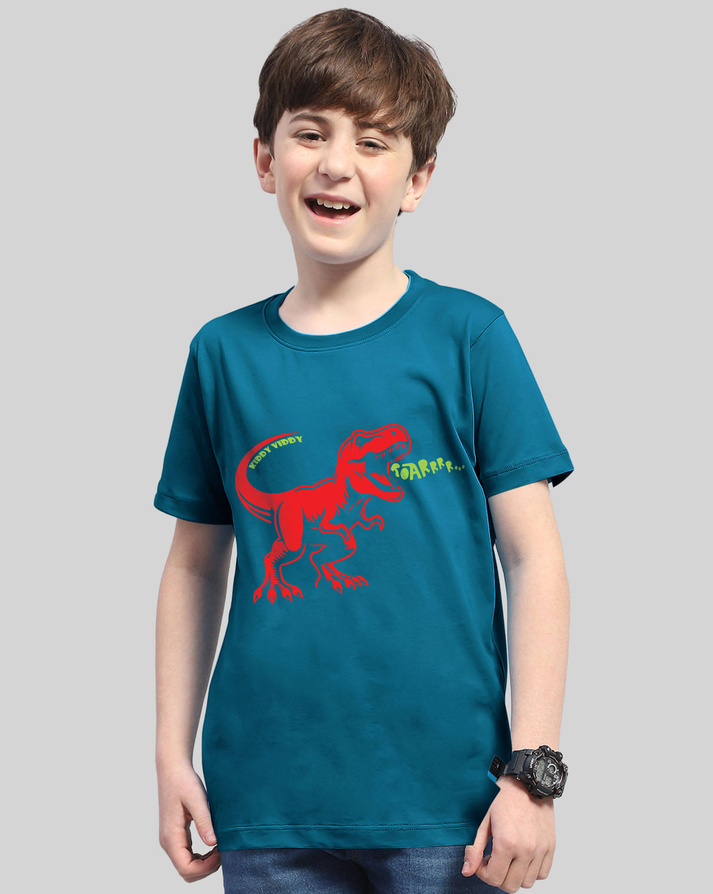     			AOOSH Pack of 1 Boys Cotton Blend T-Shirt ( Turquoise )