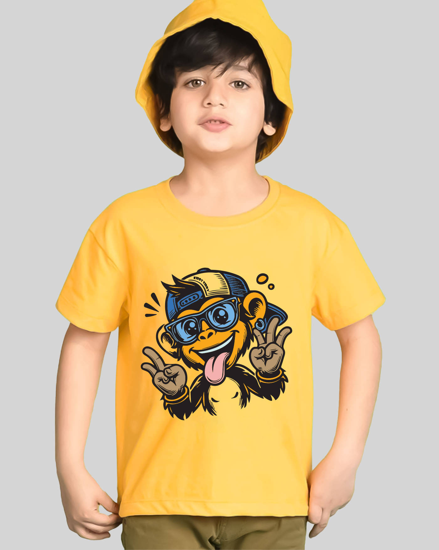     			AOOSH Pack of 1 Boys Cotton Blend T-Shirt ( Mustard )