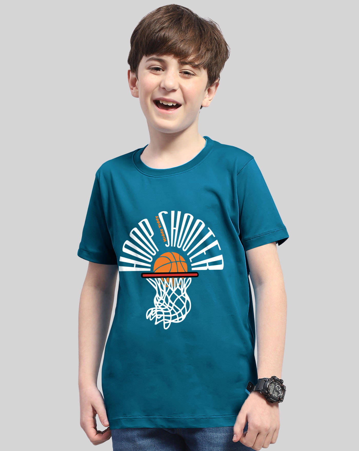     			AOOSH Pack of 1 Boys Cotton Blend T-Shirt ( Turquoise )