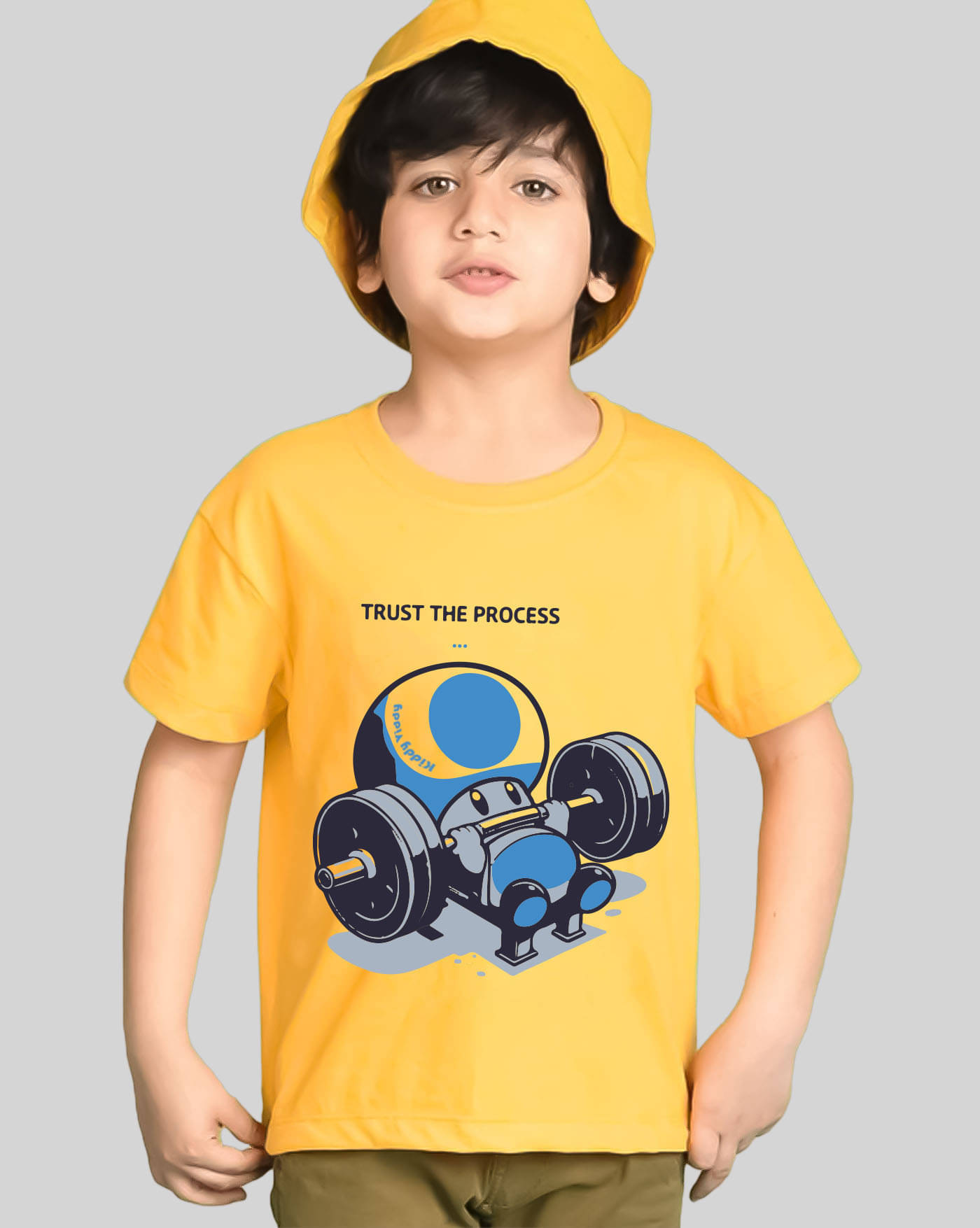     			AOOSH Pack of 1 Boys Cotton Blend T-Shirt ( Mustard )