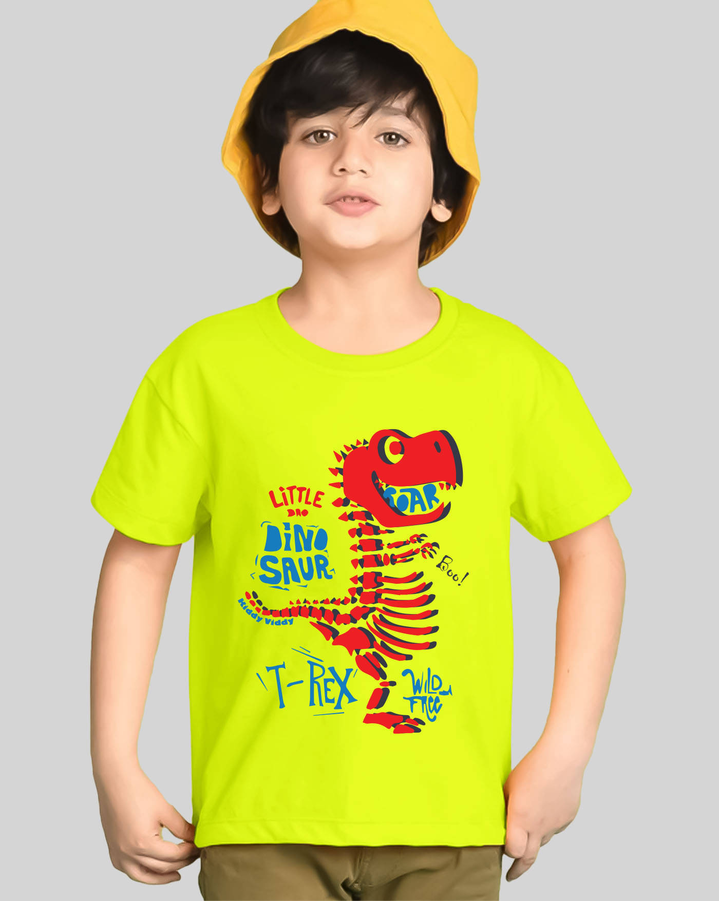     			ENITOR Pack of 1 Boys Cotton Blend T-Shirt ( Neon Green )