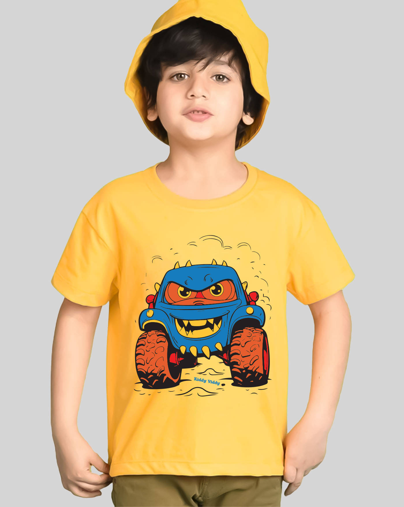     			ENITOR Pack of 1 Boys Cotton Blend T-Shirt ( Mustard )