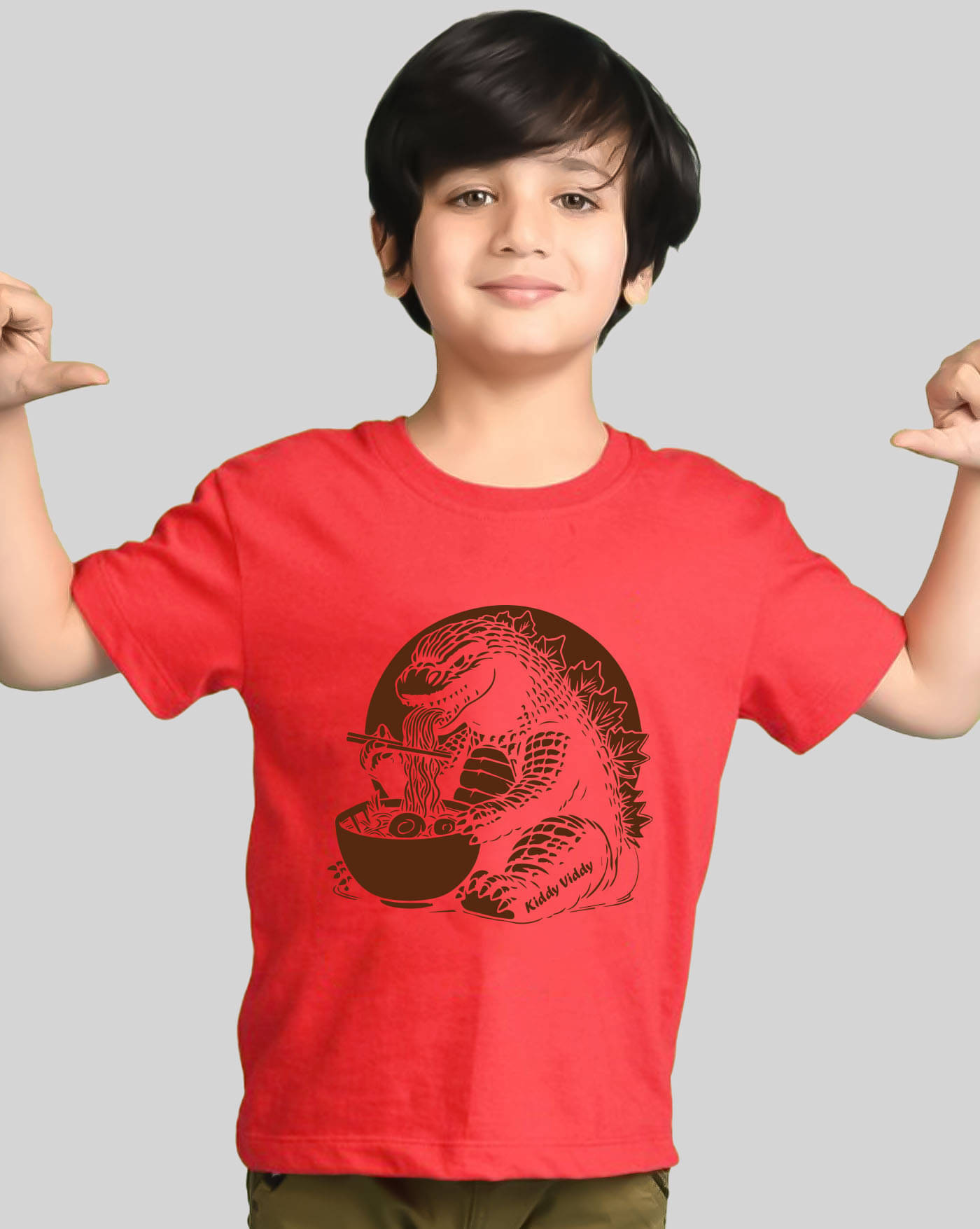     			ENITOR Pack of 1 Boys Cotton Blend T-Shirt ( Red )