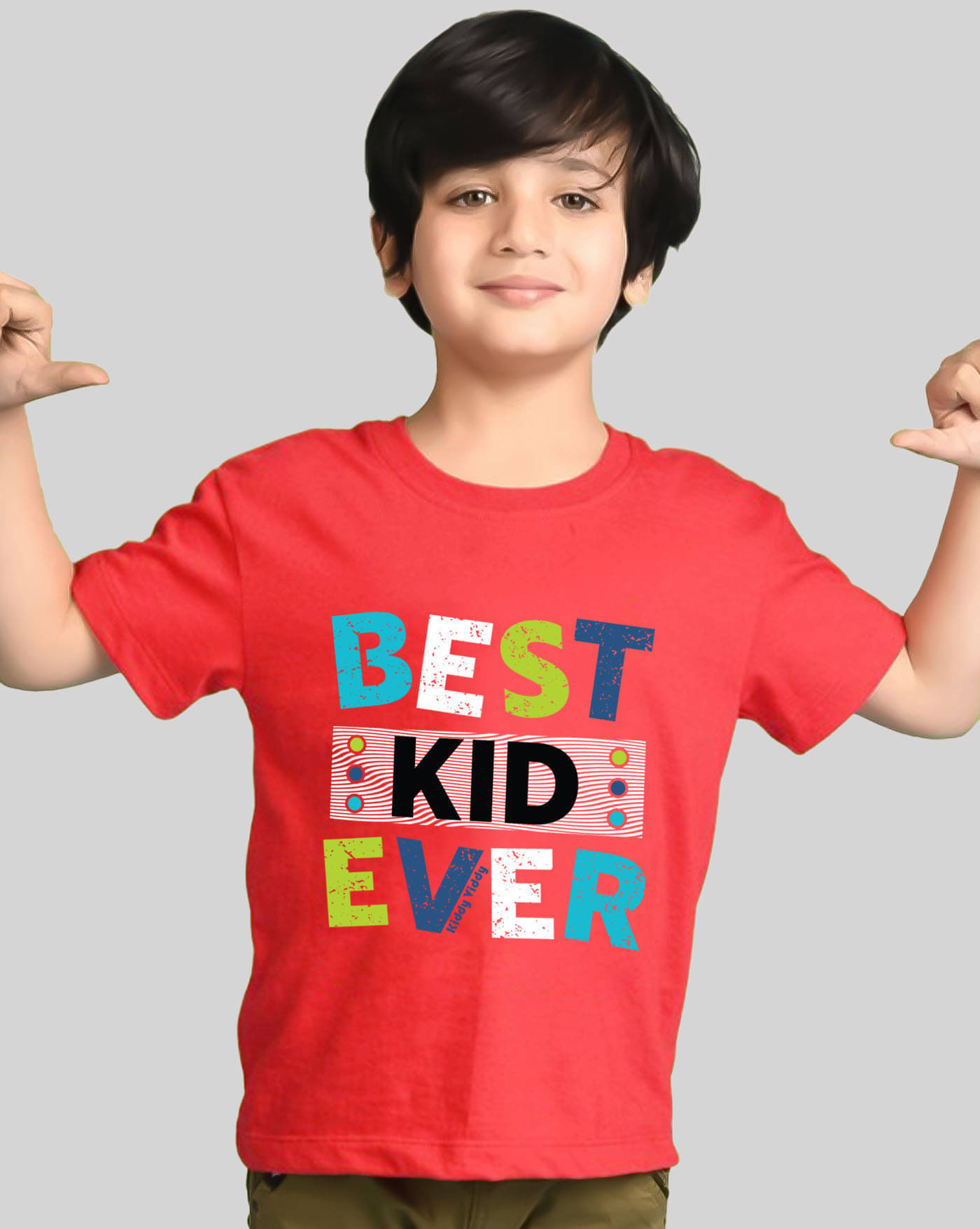     			ENITOR Pack of 1 Boys Cotton Blend T-Shirt ( Red )