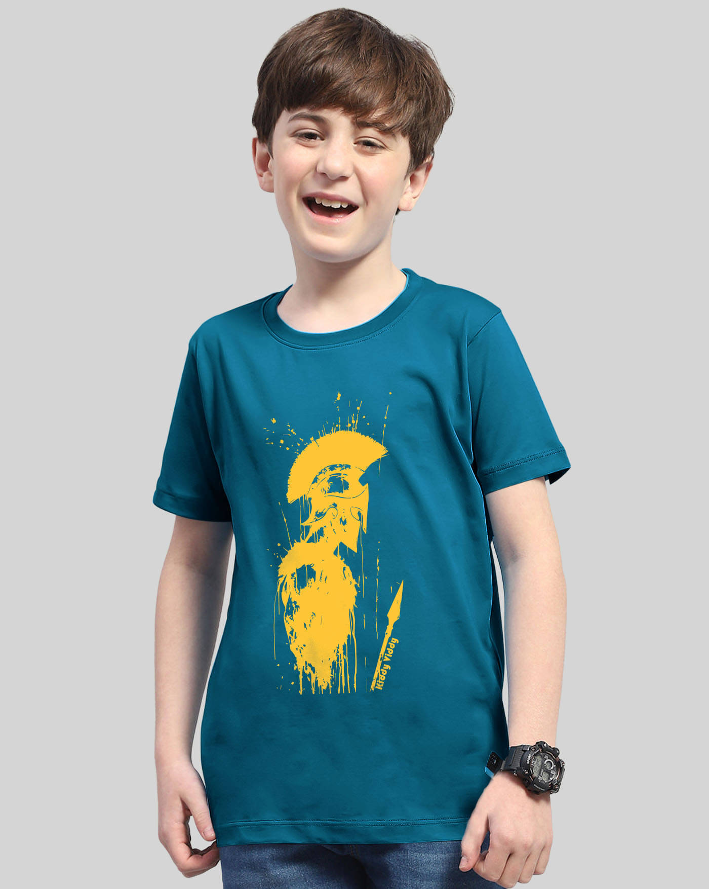     			ENITOR Pack of 1 Boys Cotton Blend T-Shirt ( Turquoise )